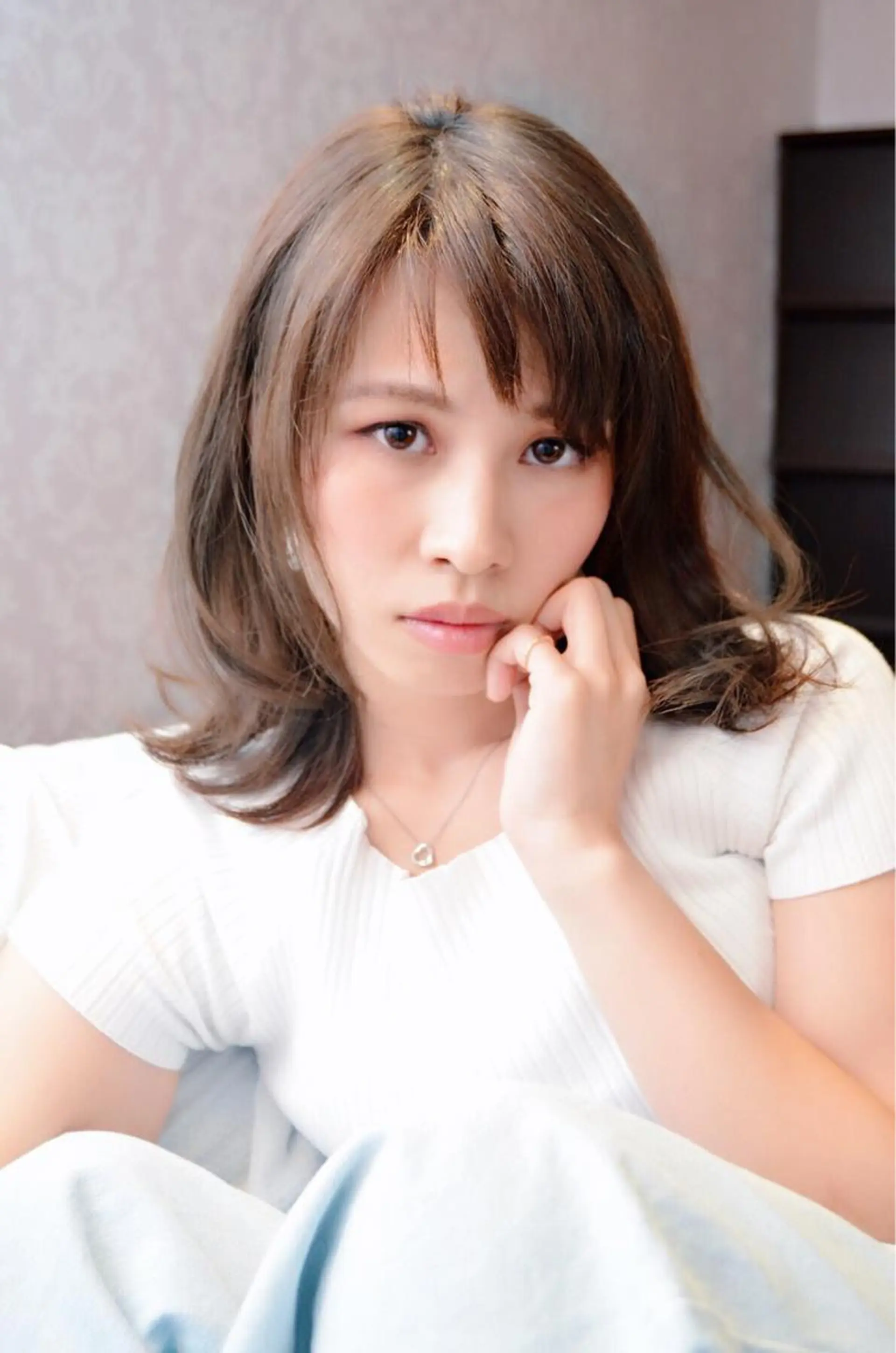 カラー ベージュカラー ブリーチ ミルクティーベージュ ブリーチなしカラー 稲田 全将のヘアスタイル