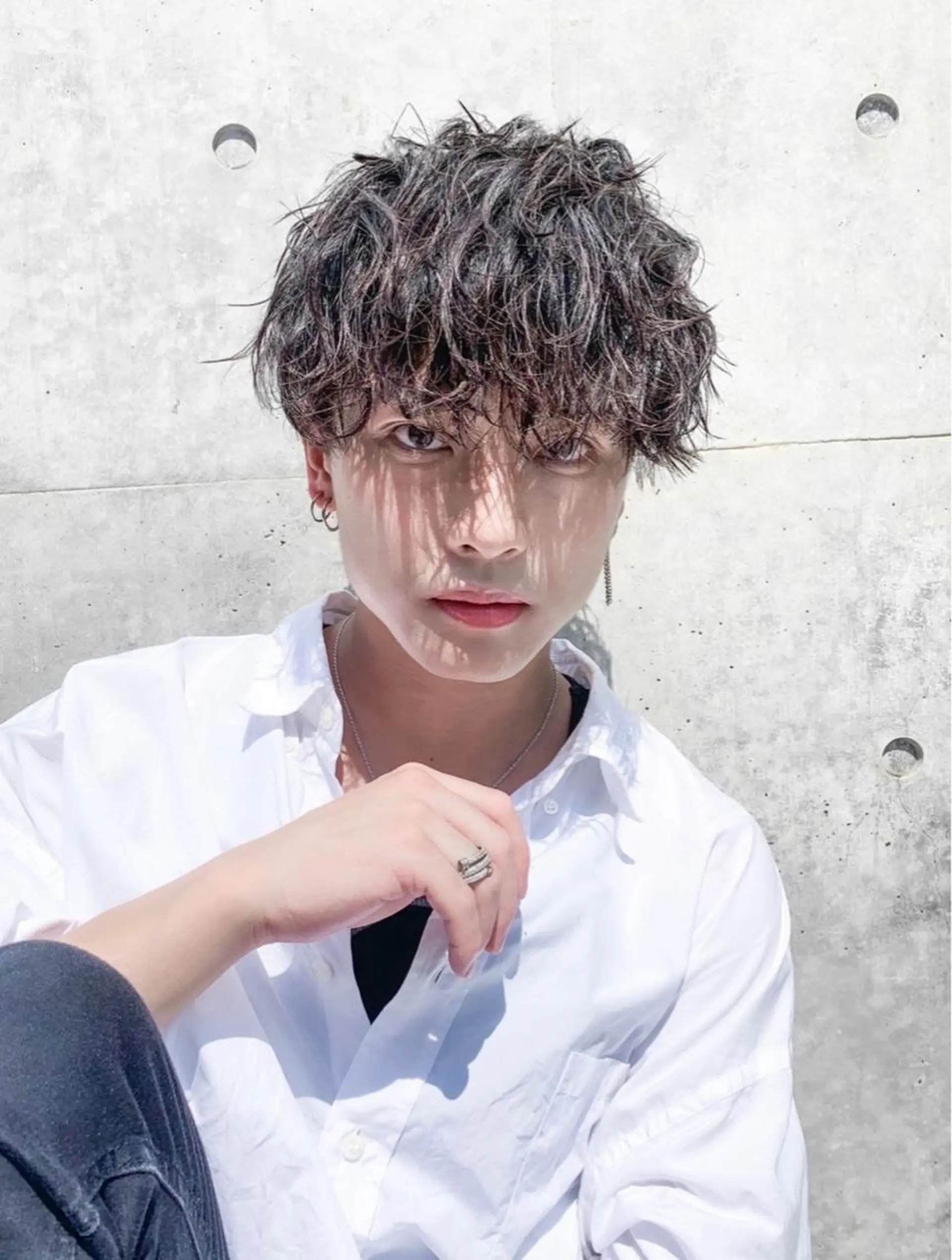 パーマ メンズ カット パーマ サロンジオ国分寺所属・メンズ似合わせ職人 🌈SYUのヘアスタイル