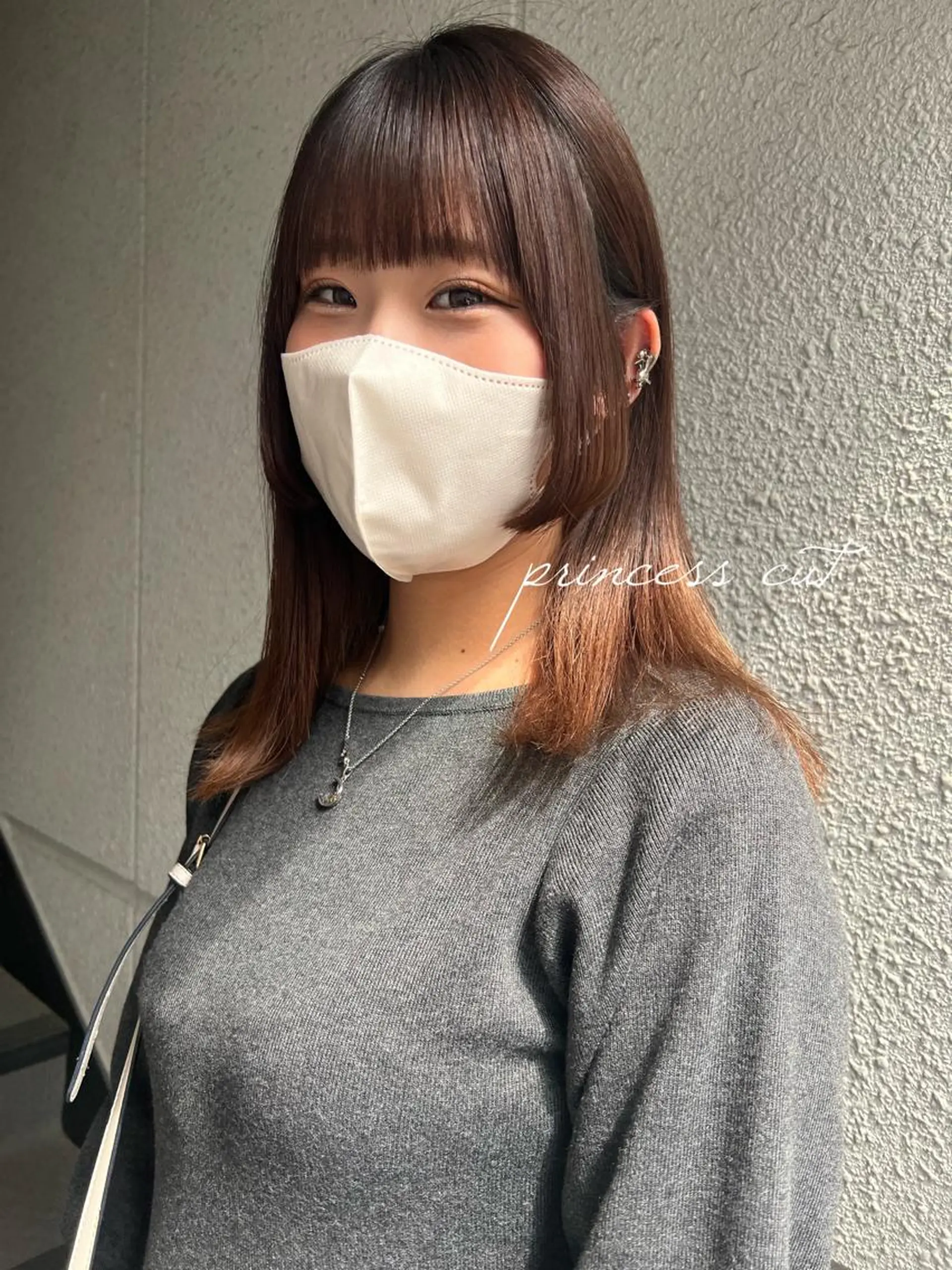 セミロング 姫カット カラーパティシエ facce🌼ikoのヘアスタイル