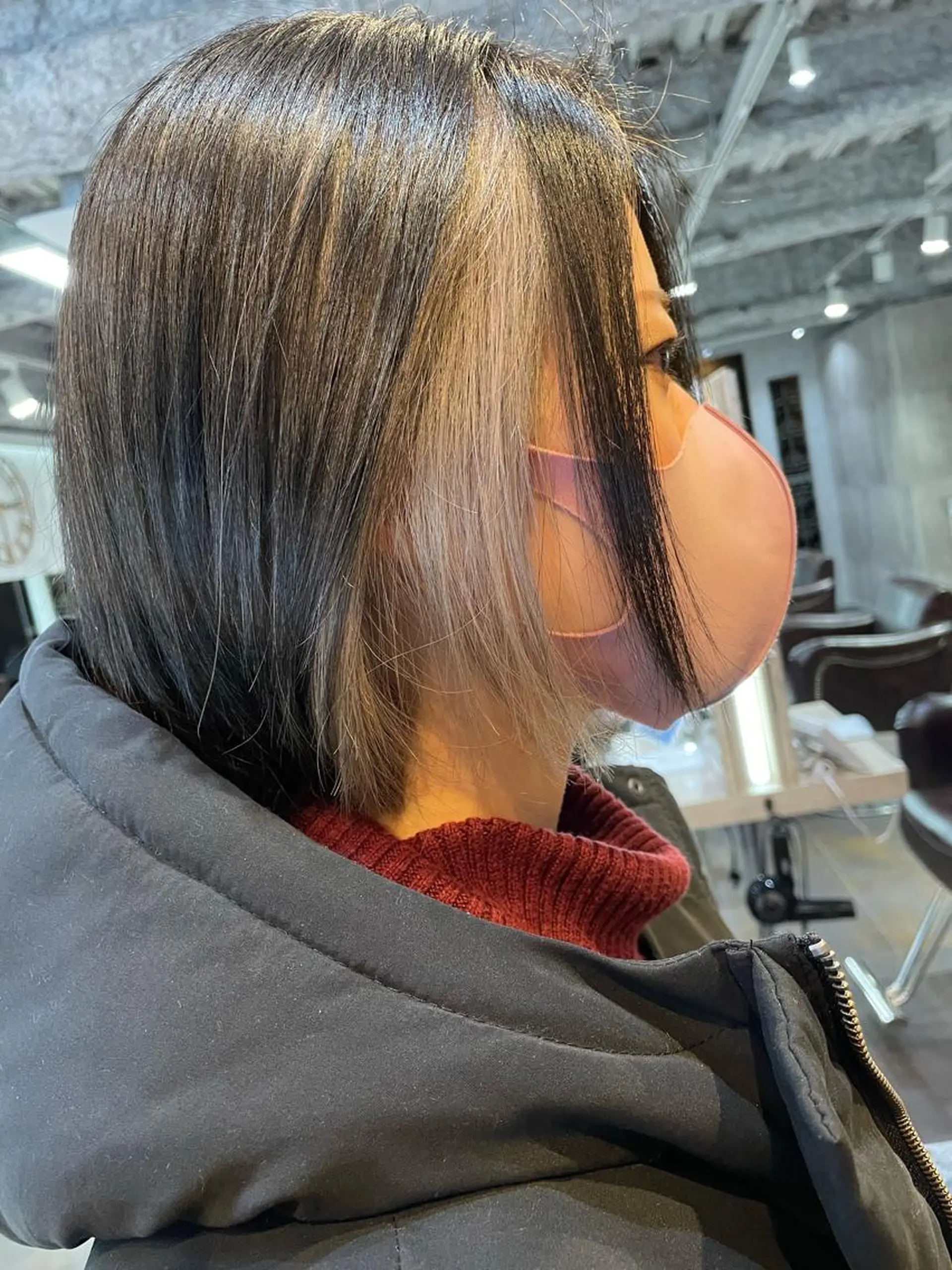 セミロング カラー パーマ ヘアアレンジ メンズ キッズ ネイル マツエク・マツパ アイブロウ 北千住10分 肥高　壮汰のヘアスタイル