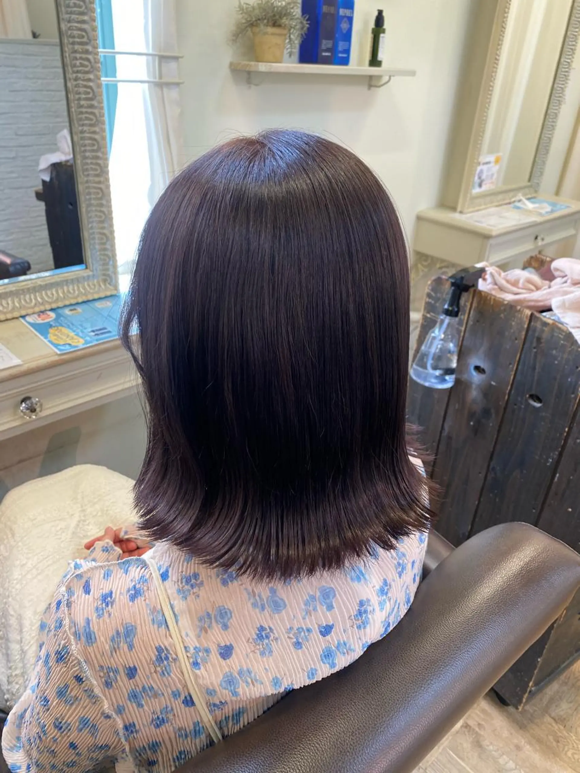 ミディアム カラー 【nui 茨木】 原田美紅のヘアスタイル