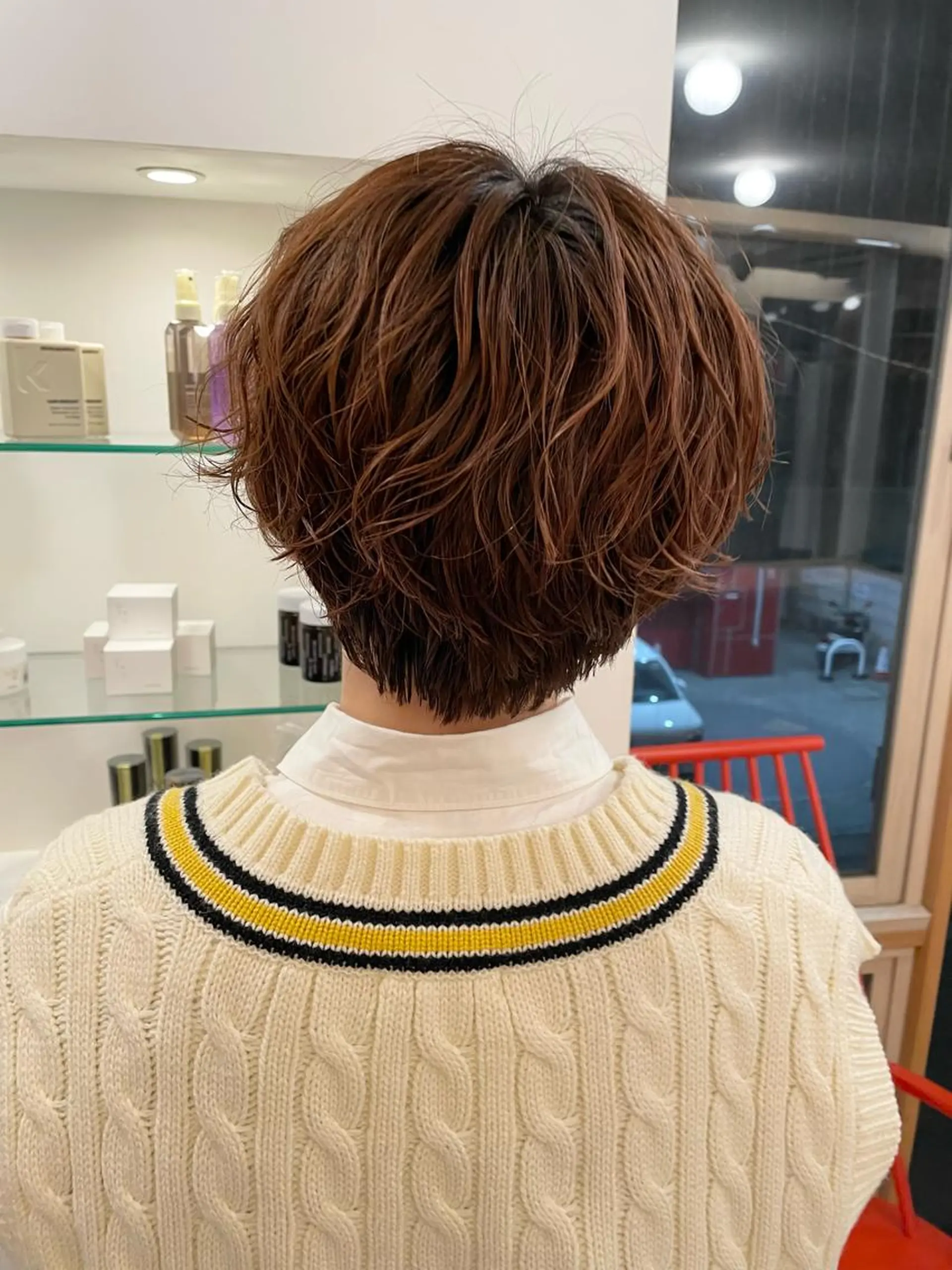 ショート パーマ ニュアンスパーマ 🍊mai🍊 似合わせスタイル🌿のヘアスタイル