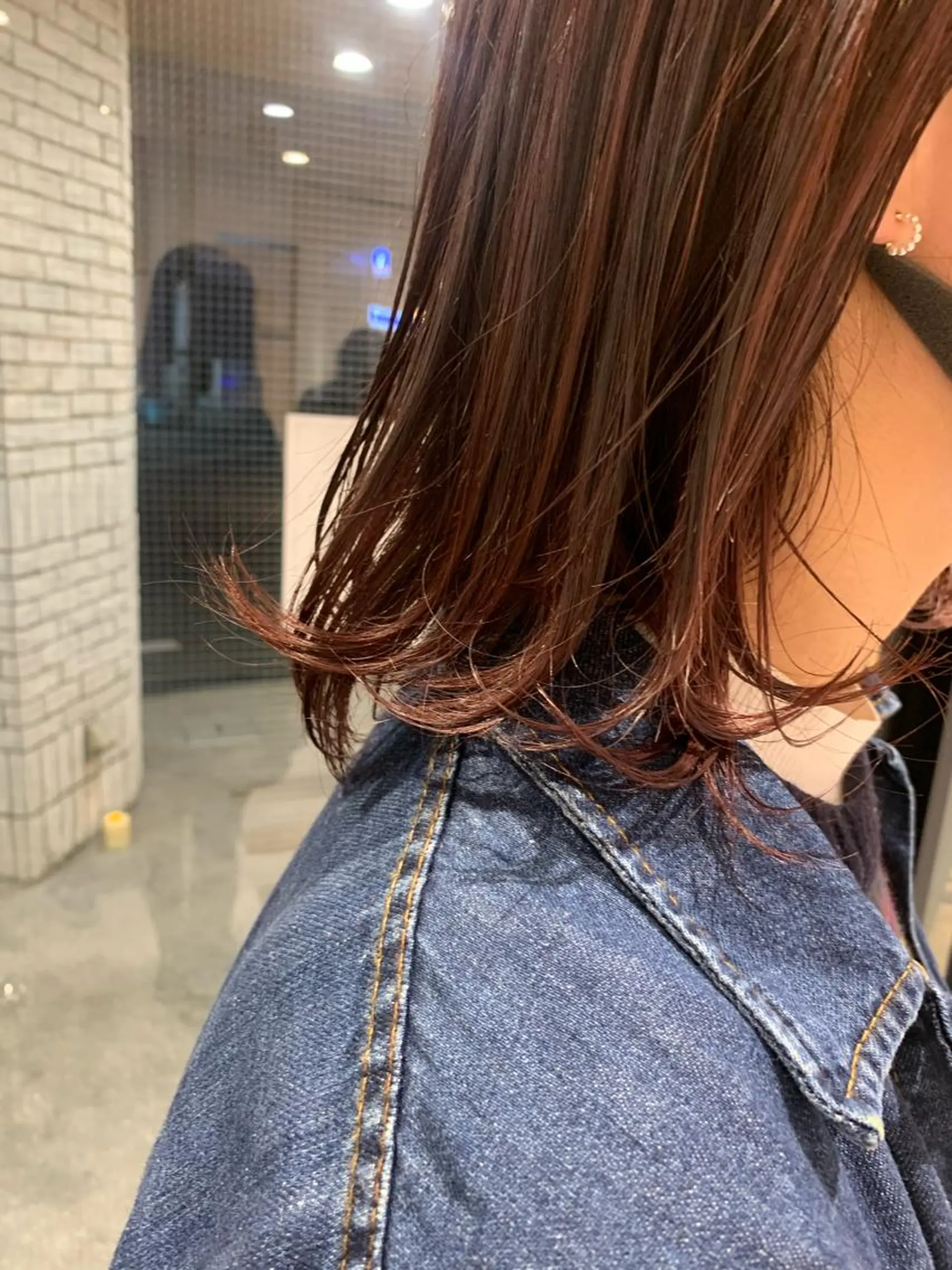 ミディアム カット ヘアカラー トリートメント haru/レイヤー/ ウルフのヘアスタイル