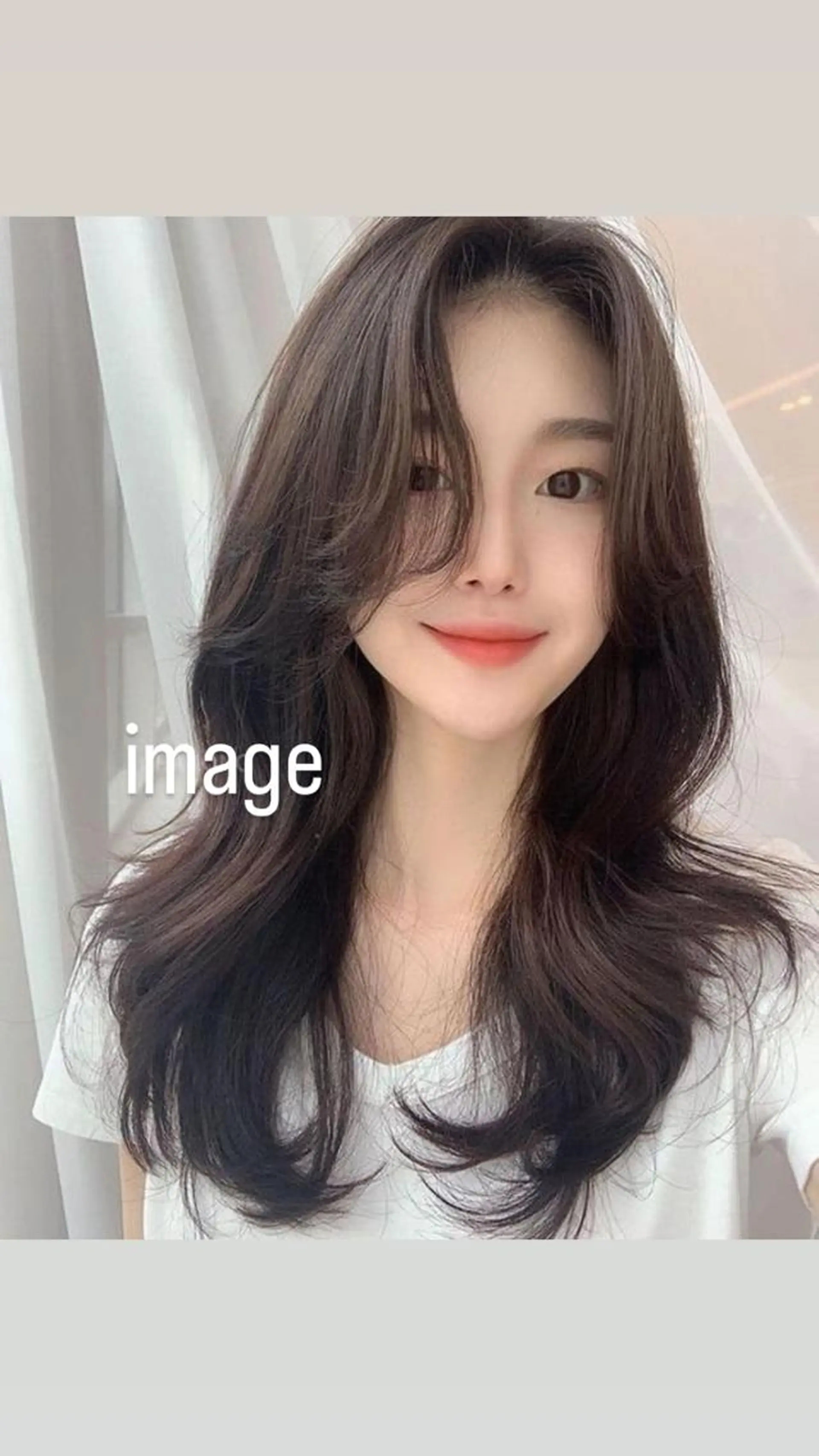 セミロング 韓国ヘア/ハイトーン RYUSEIのヘアスタイル
