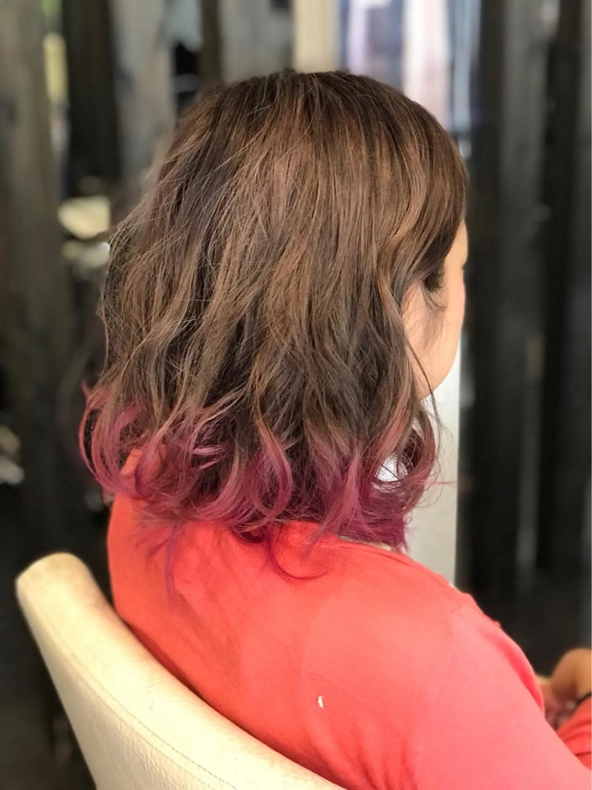 ミディアム juve. 別府のヘアスタイル