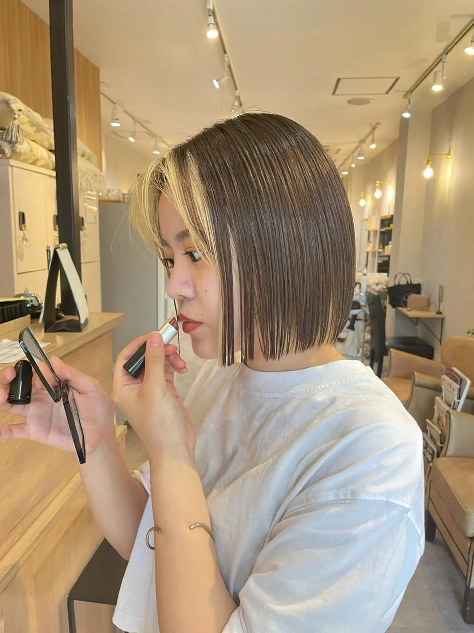ショート ボブ カット トリートメント salowin梅田茶屋町north所属・くがれいじ 梅田/ショート/ボブのヘアスタイル