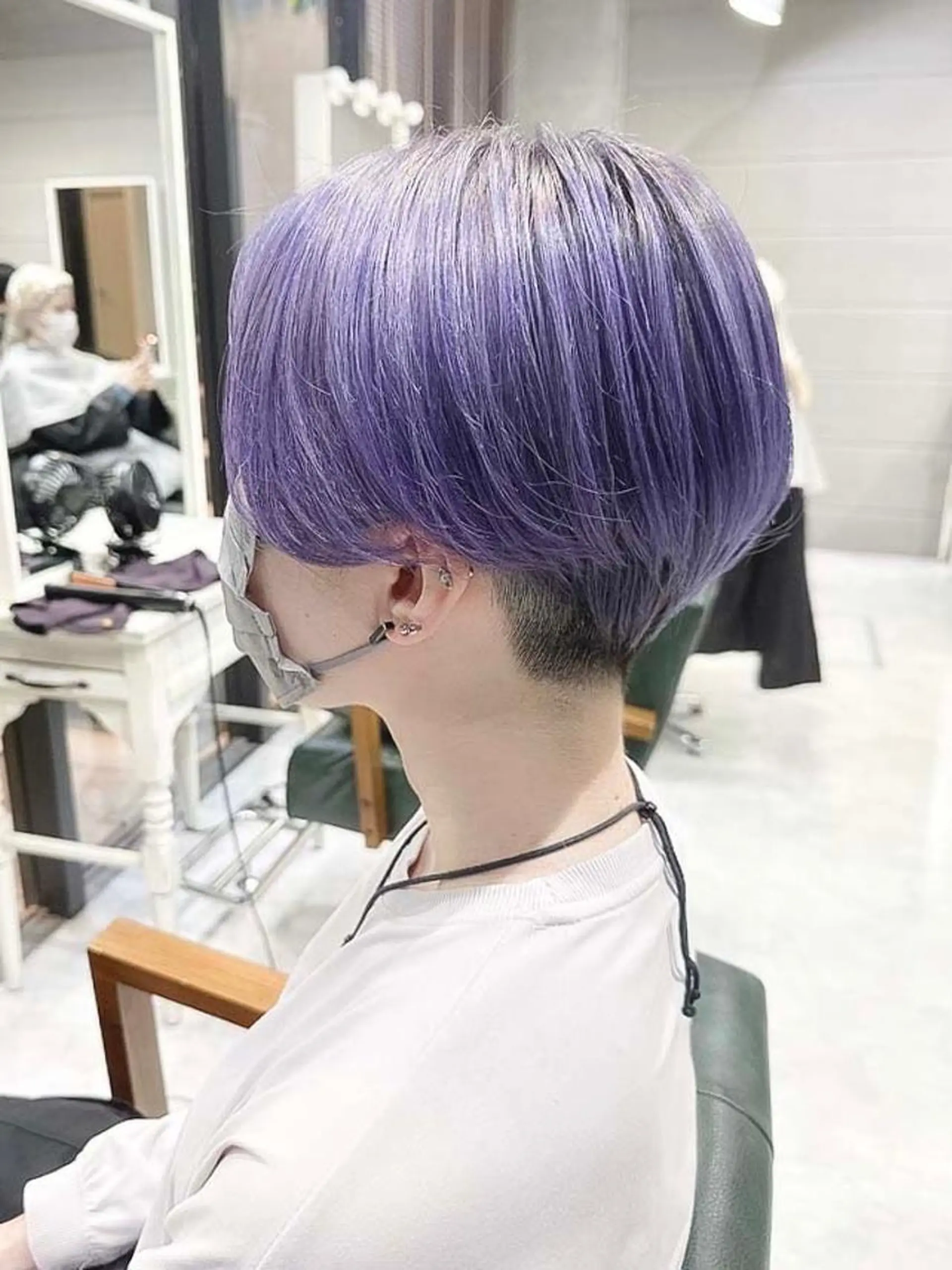 ショート カラー ヘアアレンジ メンズ メンズブリーチ メンズ韓国風 韓国マッシュ マッシュ ツーブロック 𝐑𝐈𝐍𝐊𝐀 🐷🖤のヘアスタイル