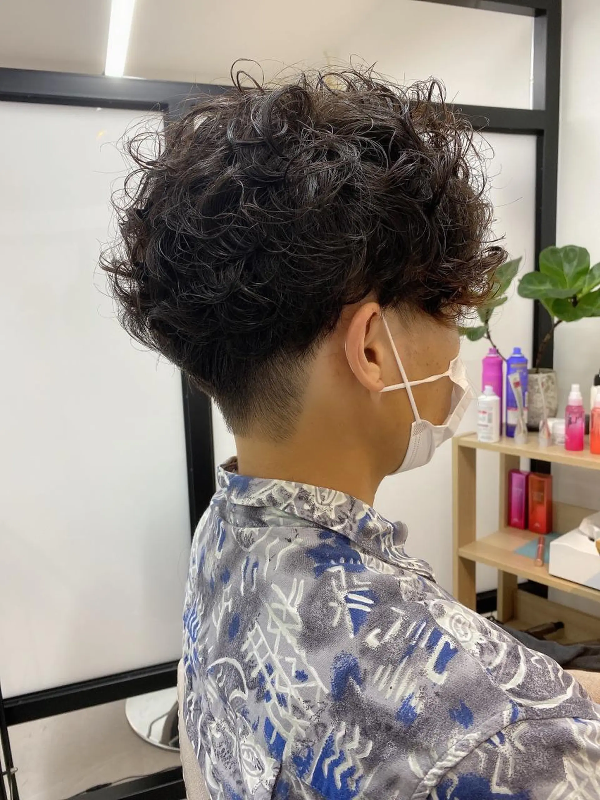 メンズ カット パーマ 透明感/ツヤ髪/ さら艶/前田祥汰のヘアスタイル