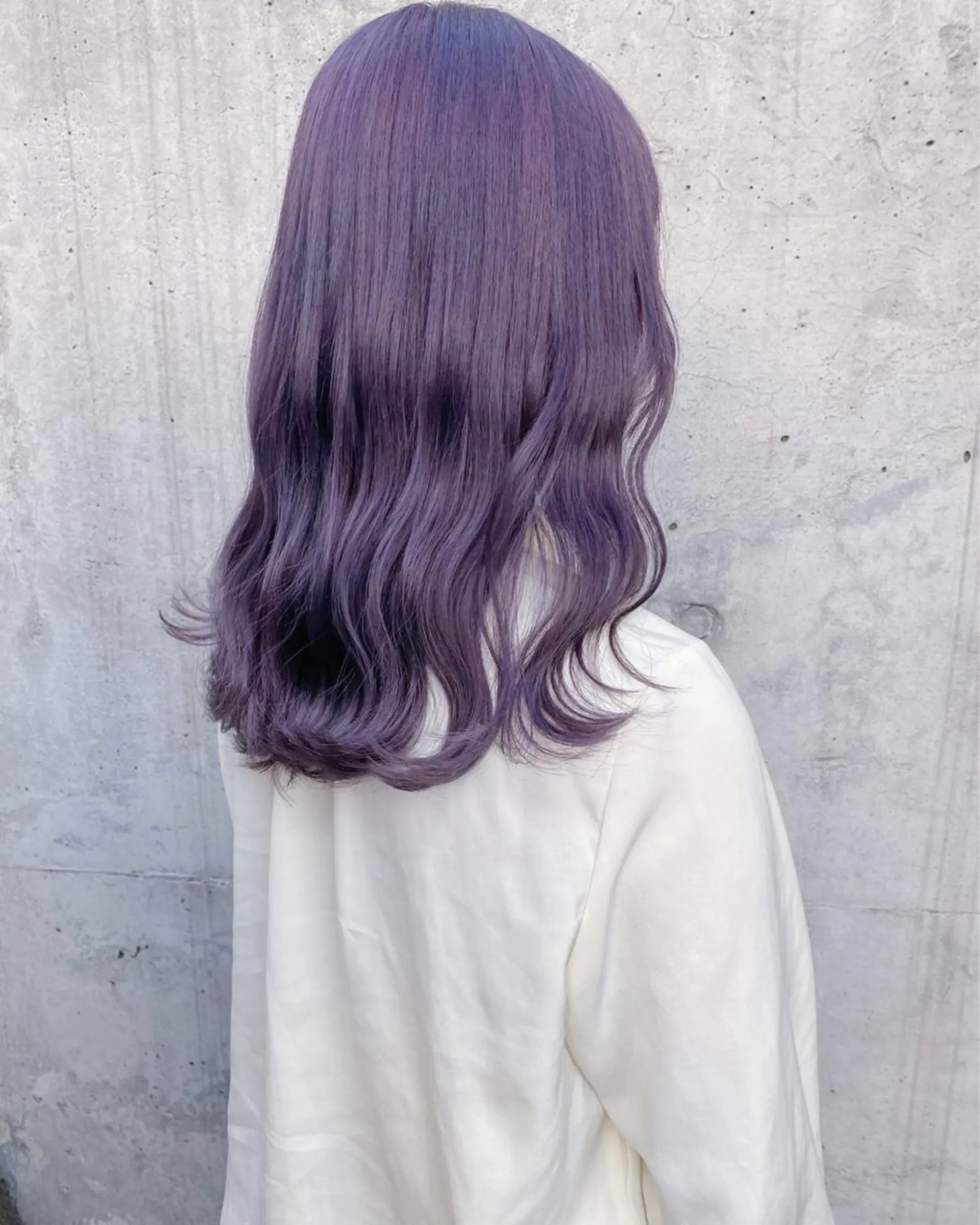 ロング カラー パーマ、髪質改善 菊地美月のヘアスタイル