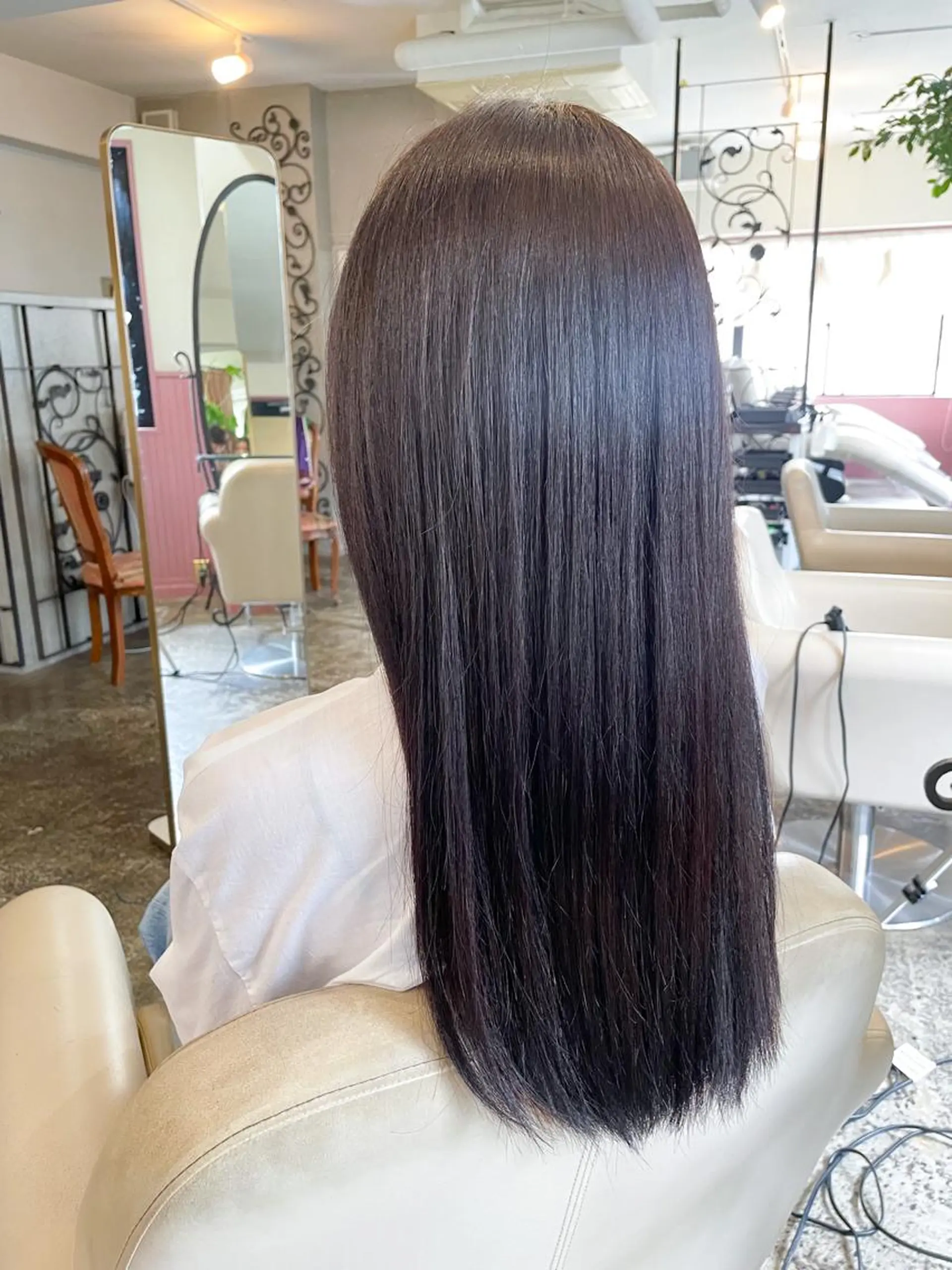 ロング カラー パーマ ヘアアレンジ メンズ 表参道Lise おおいしおりのヘアスタイル