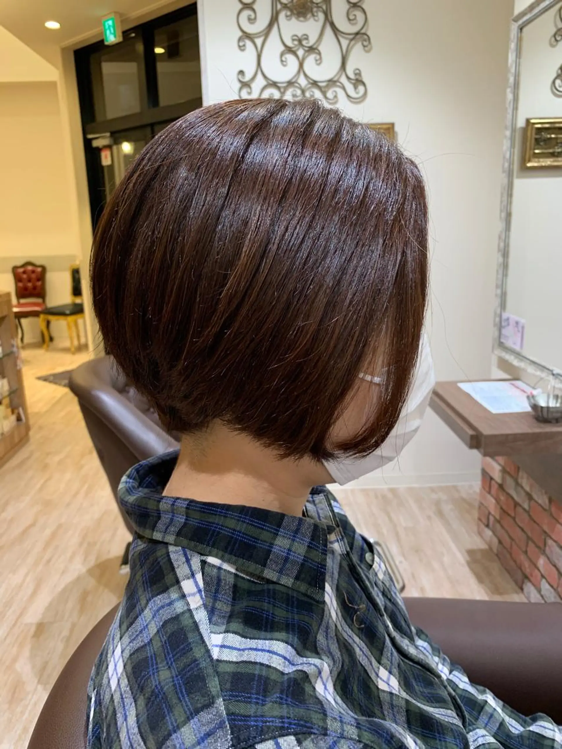 ショート カラー ヘアアレンジ 髪質改善&Spa fee南越谷2号店所属・髪質改善/南越谷/ 山岸彩夏のヘアスタイル