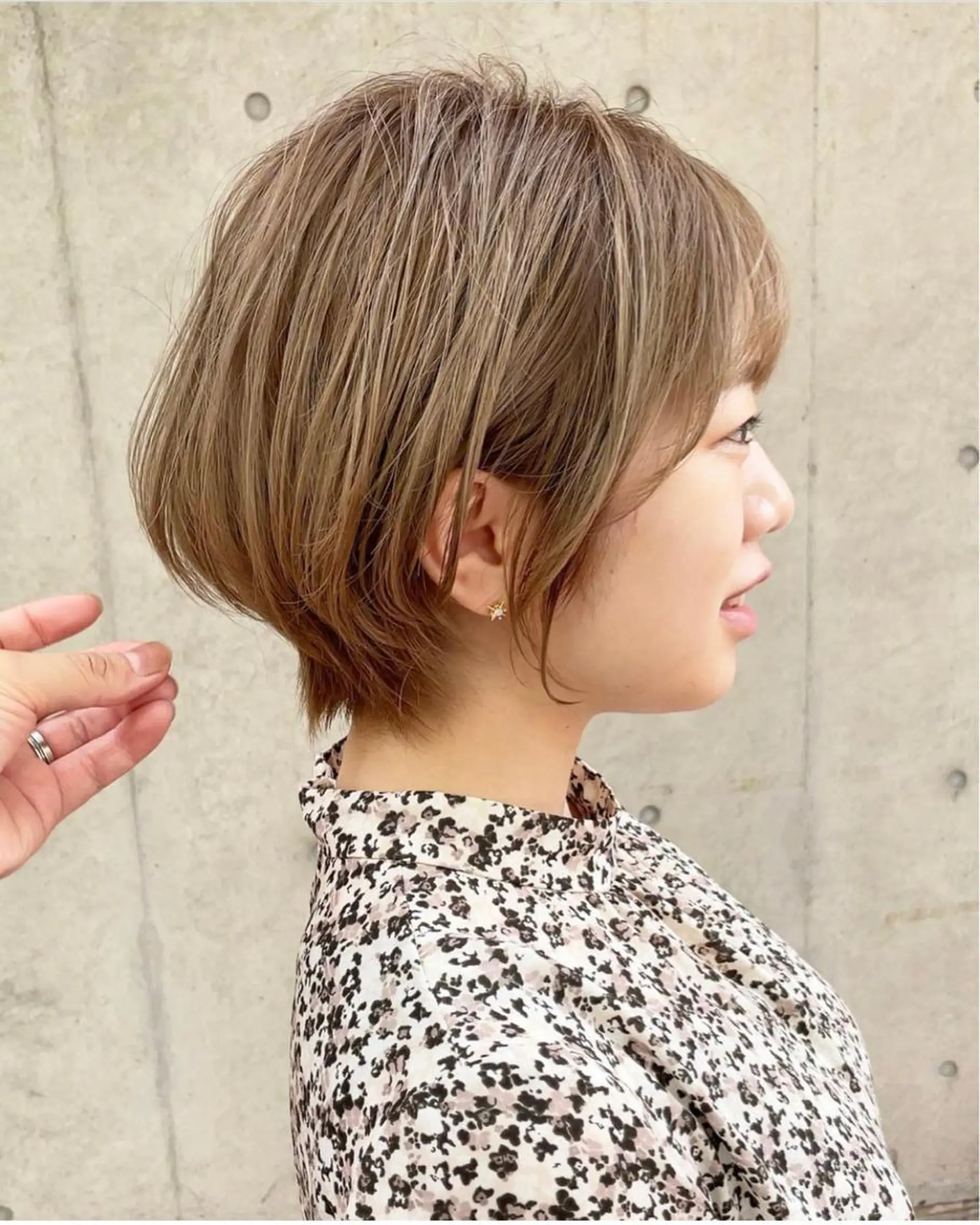 ショート カラー カット ヘアカラー le. pidorgeのヘアスタイル