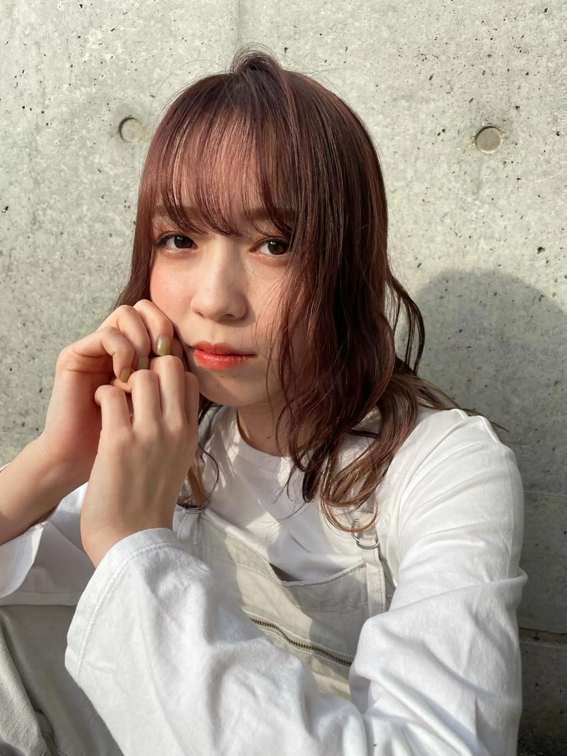 セミロング ヘアカラー トリートメント ヘッドスパ HAIR&FACE 　STYLE所属・☁️Stylist Karin☁️のヘアスタイル