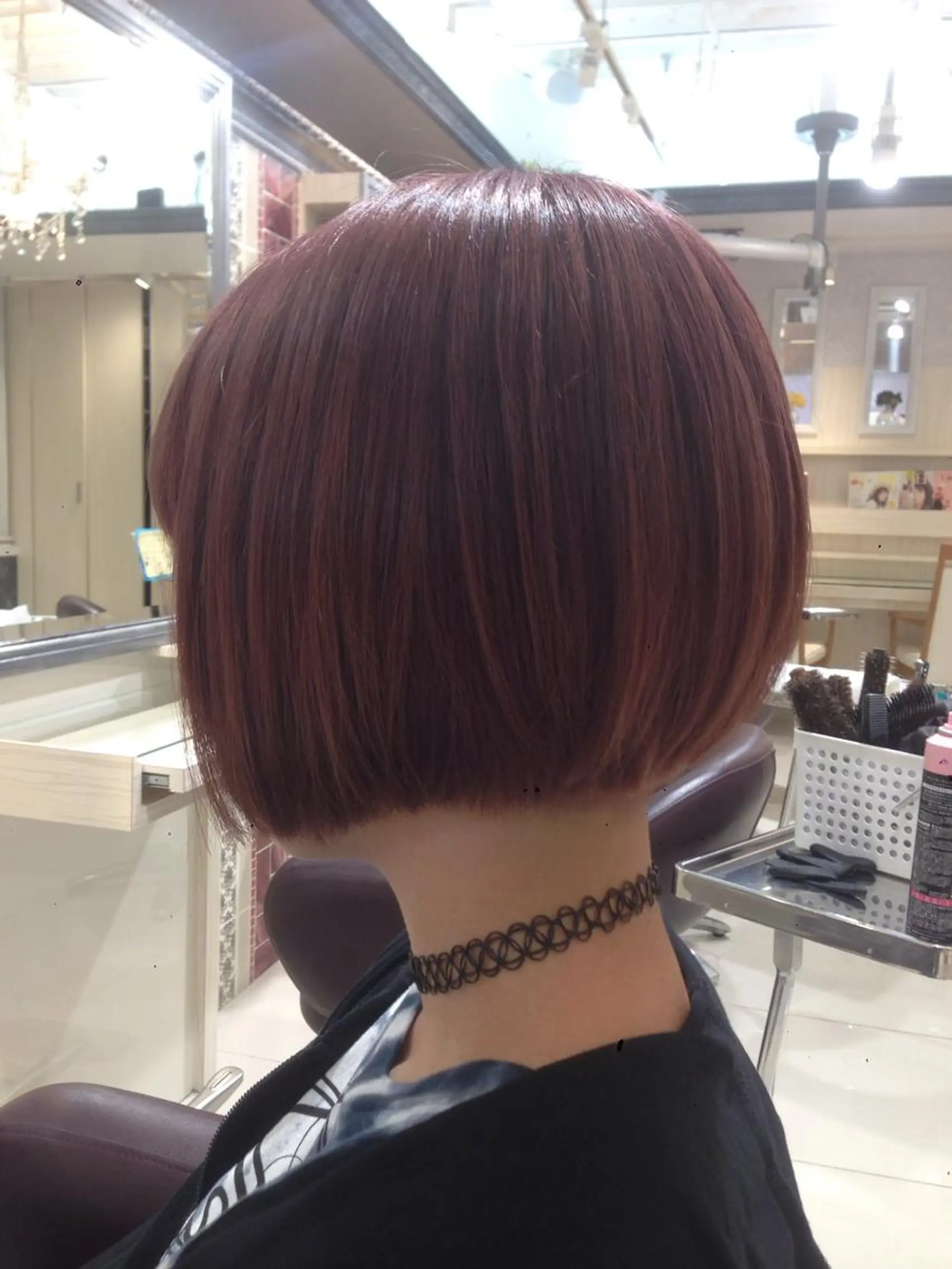 ショート カラー アッシュ ピンクカラー ピンクアッシュ ✨艶髪✨透明感✨ 山内大樹のヘアスタイル