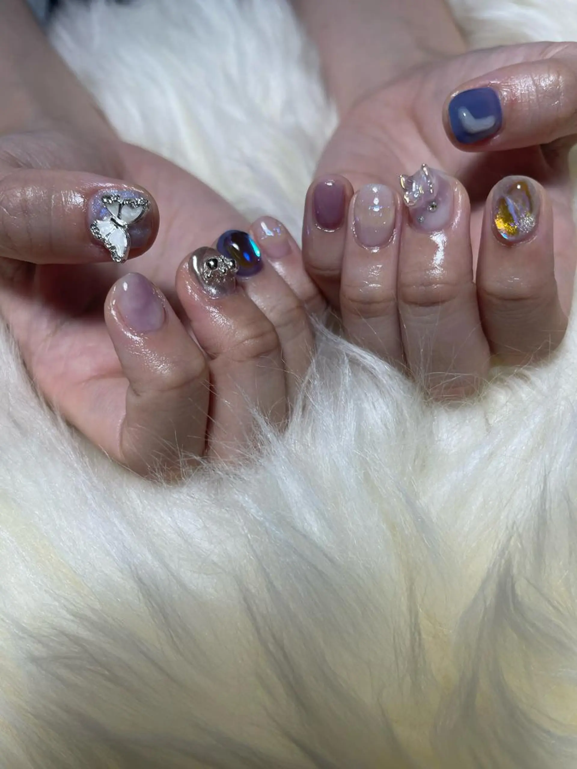 ネイル 8113 海外/y2k/韓国のネイルデザイン