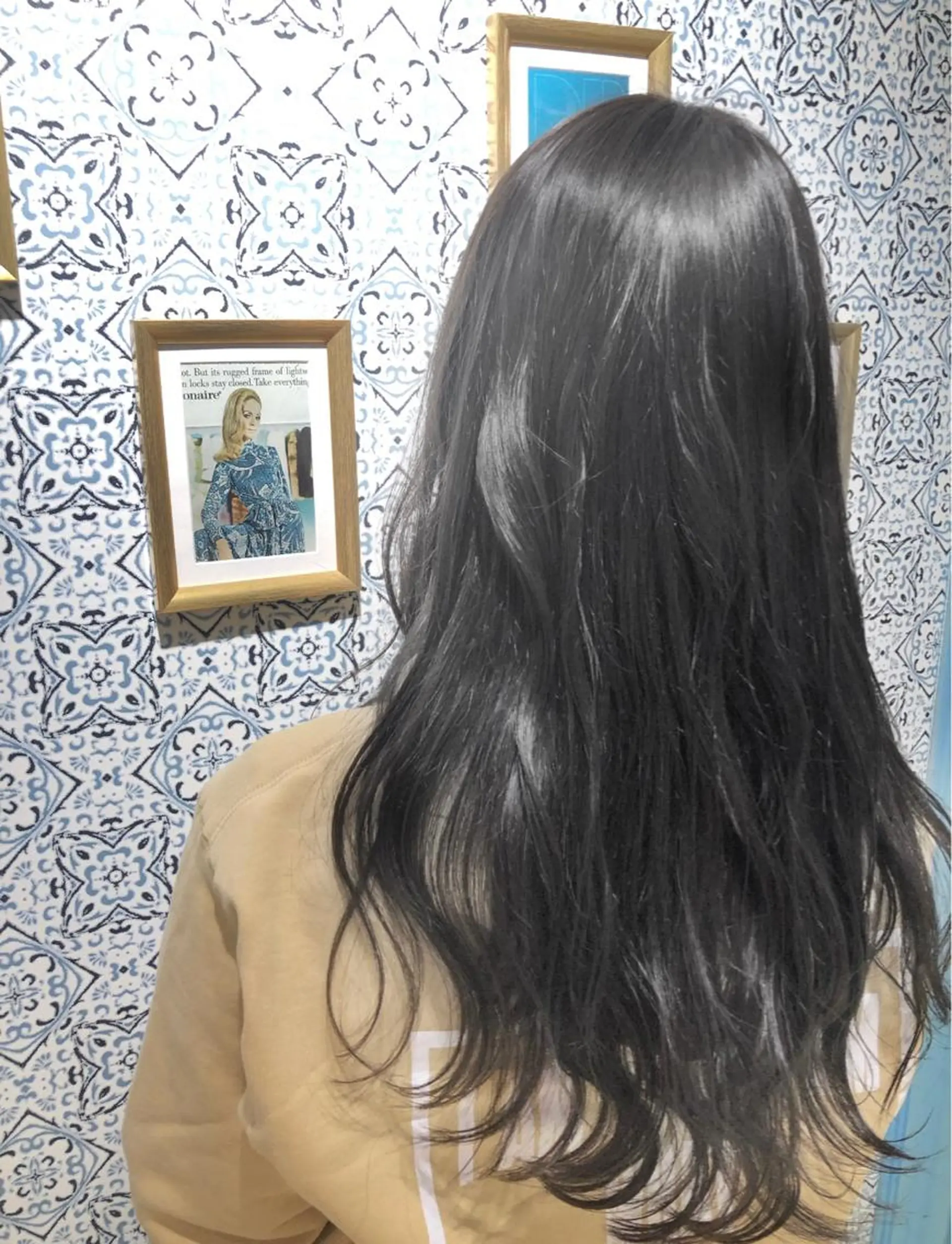 ロング 髪質改善　縮毛の達人 矢井由真のヘアスタイル