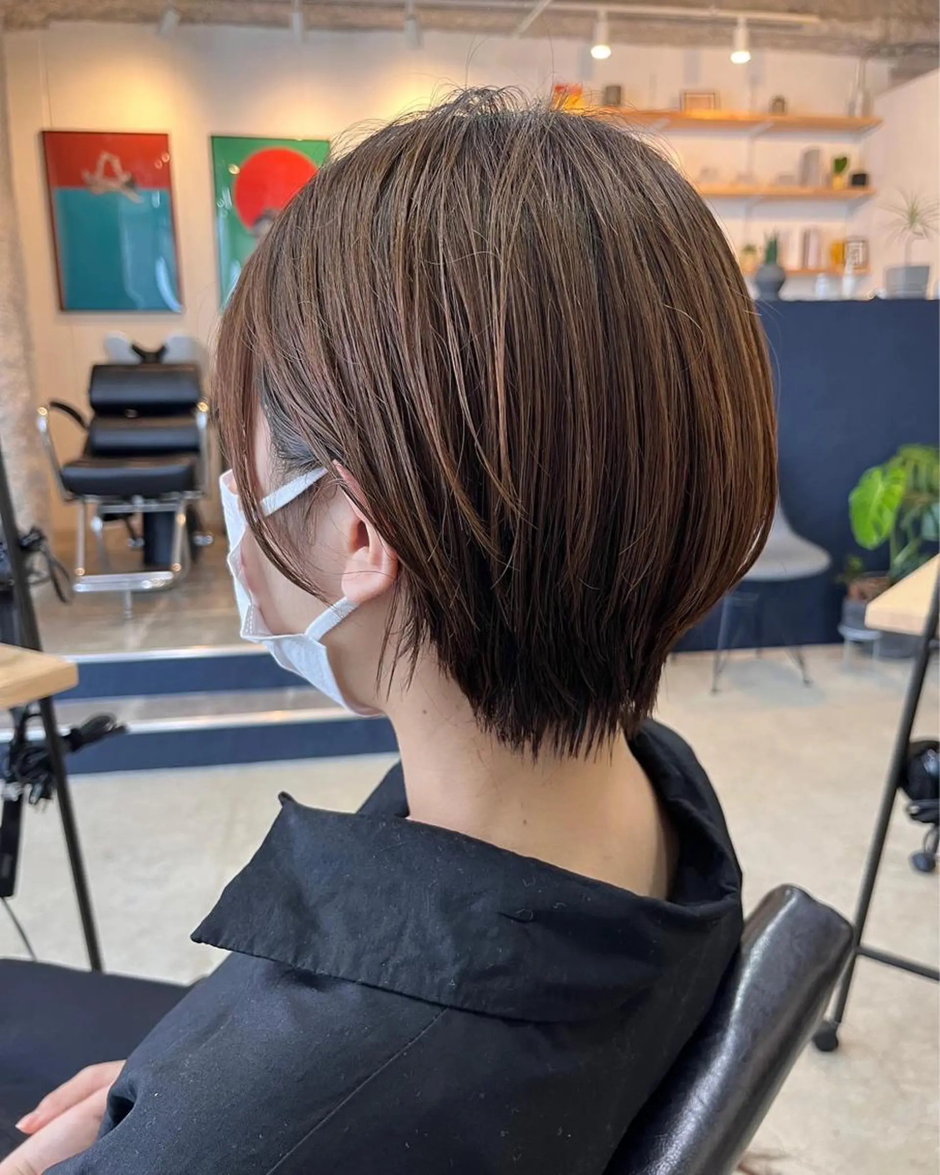 ショート ボブ ショートヘア 山田 勇真のヘアスタイル