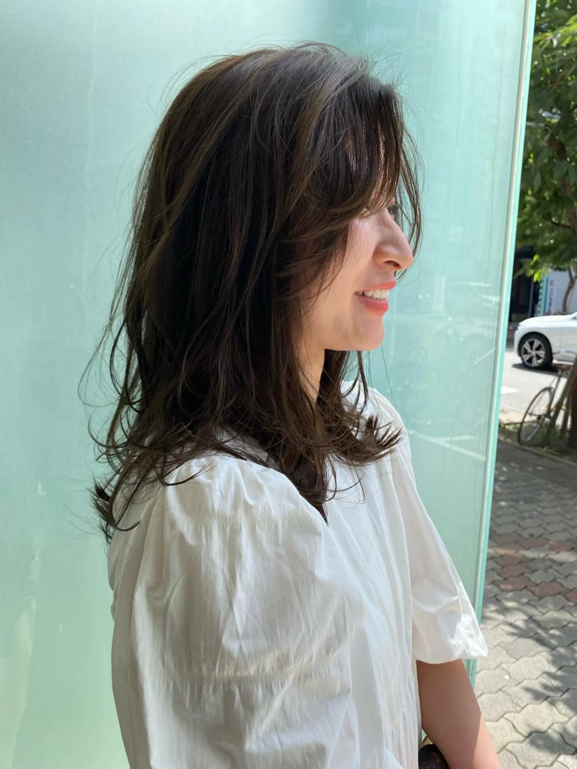 セミロング ヘアカラー sea's所属・ヒラカホ/矢場町/ ブリーチ/似合わせのヘアスタイル