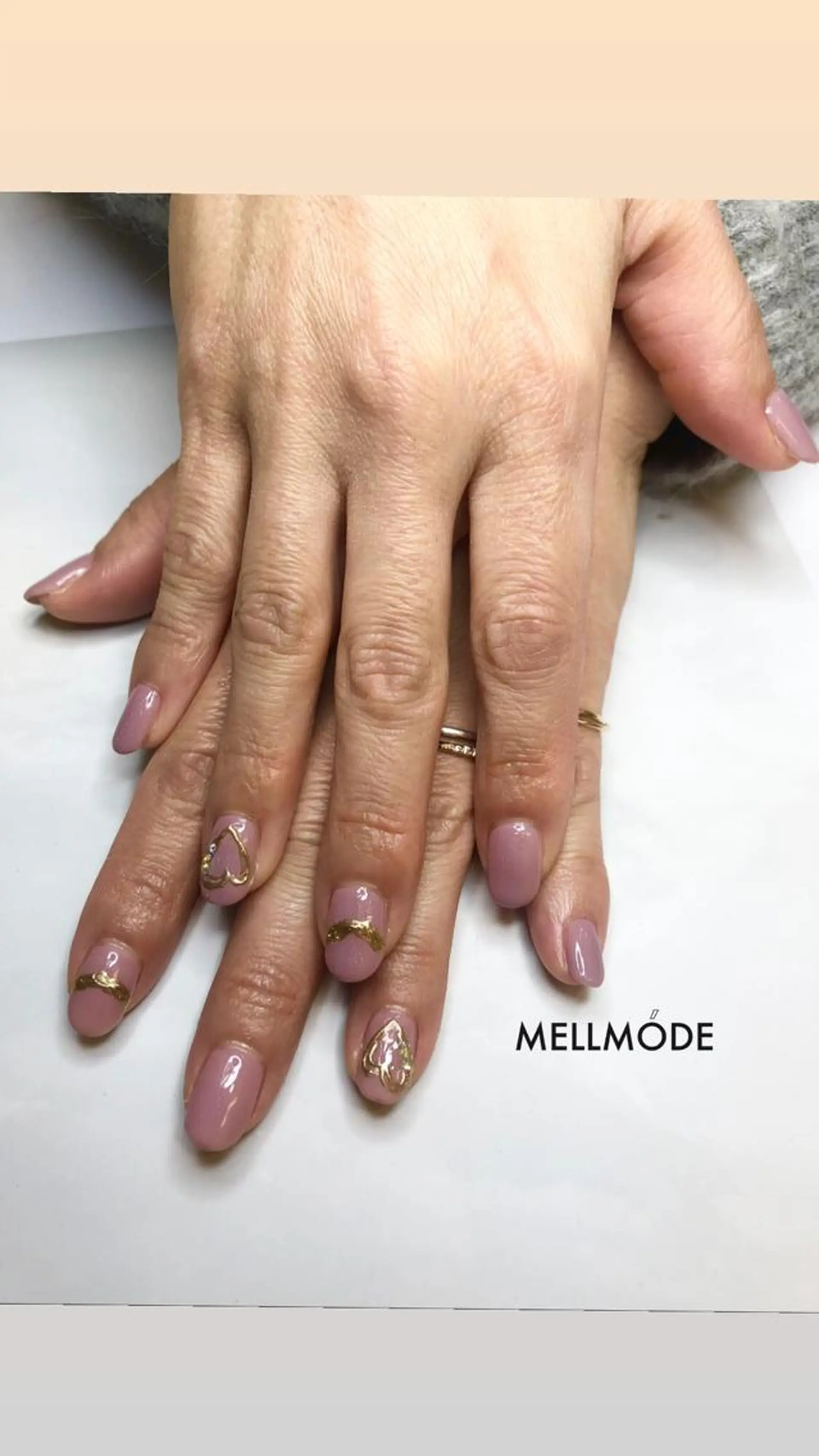 ネイル バレンタイン MELLMODE所属・Nakano Kanaのネイルデザイン