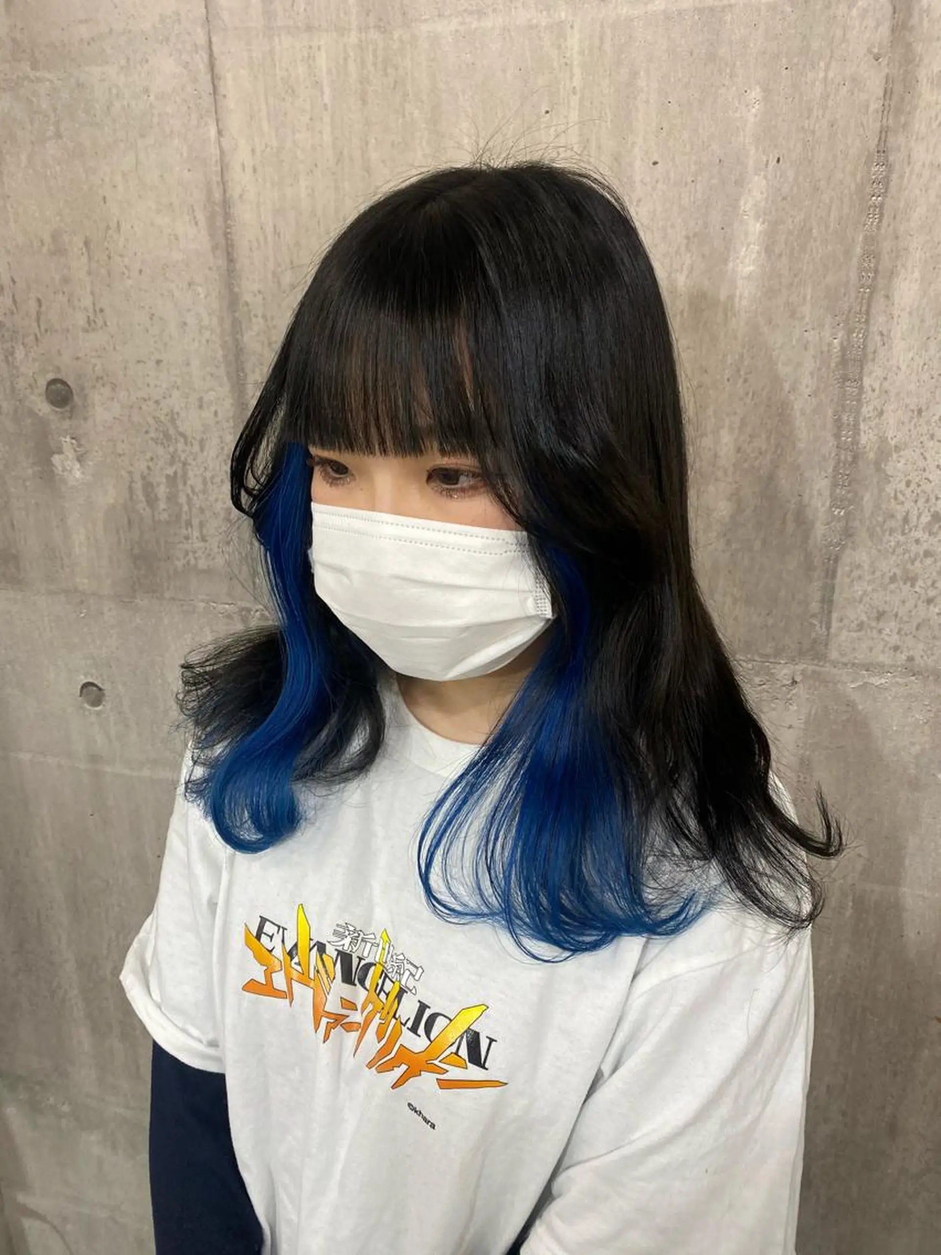 ミディアム カラー シールエクステ エクステ SHURI❤️‍🔥 中/韓mix ♡のヘアスタイル