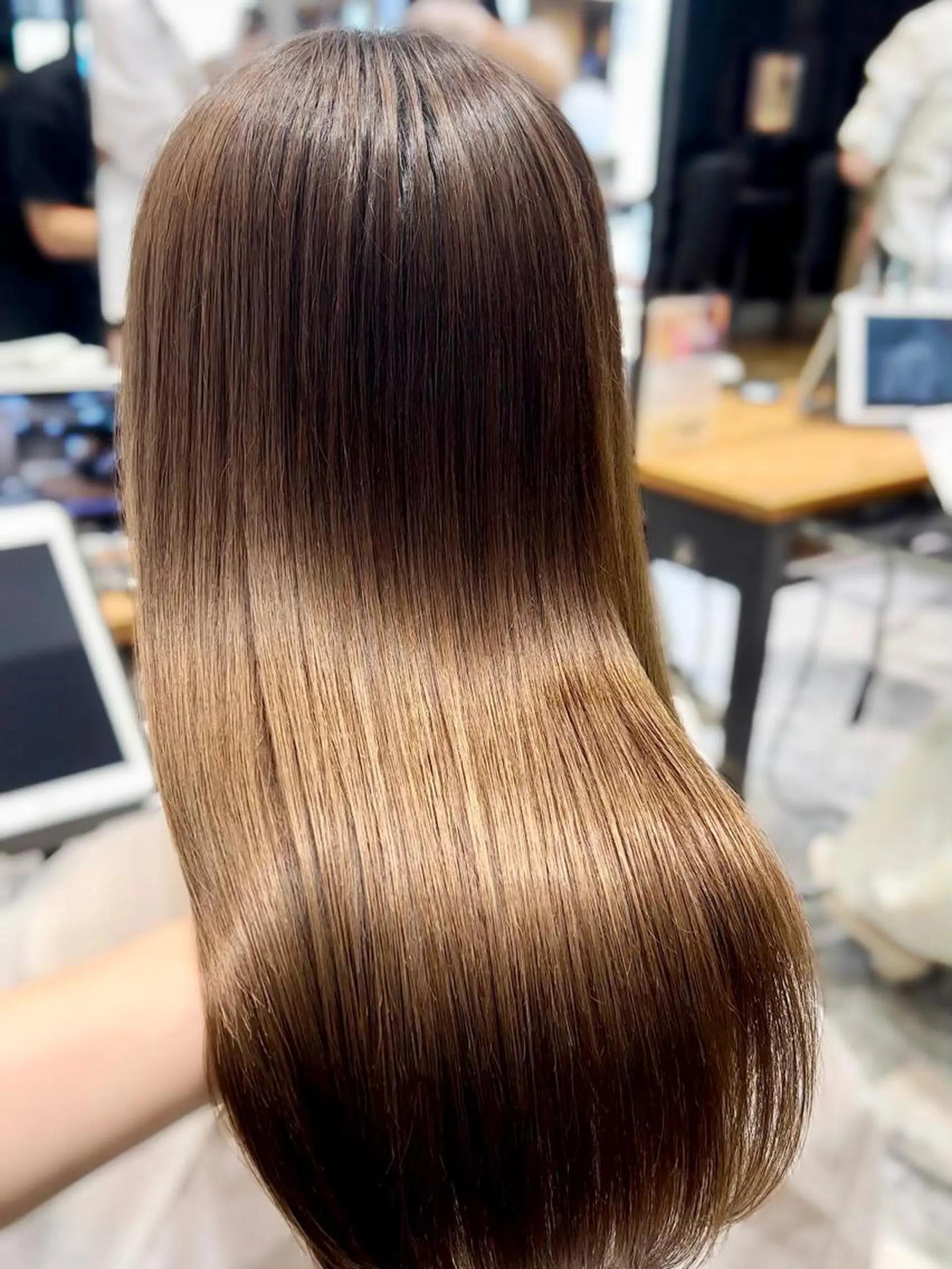 セミロング 髪質改善 トリートメント 美髪ヘッドスパ🫧 西山紗奈江💆‍♀️のヘアスタイル