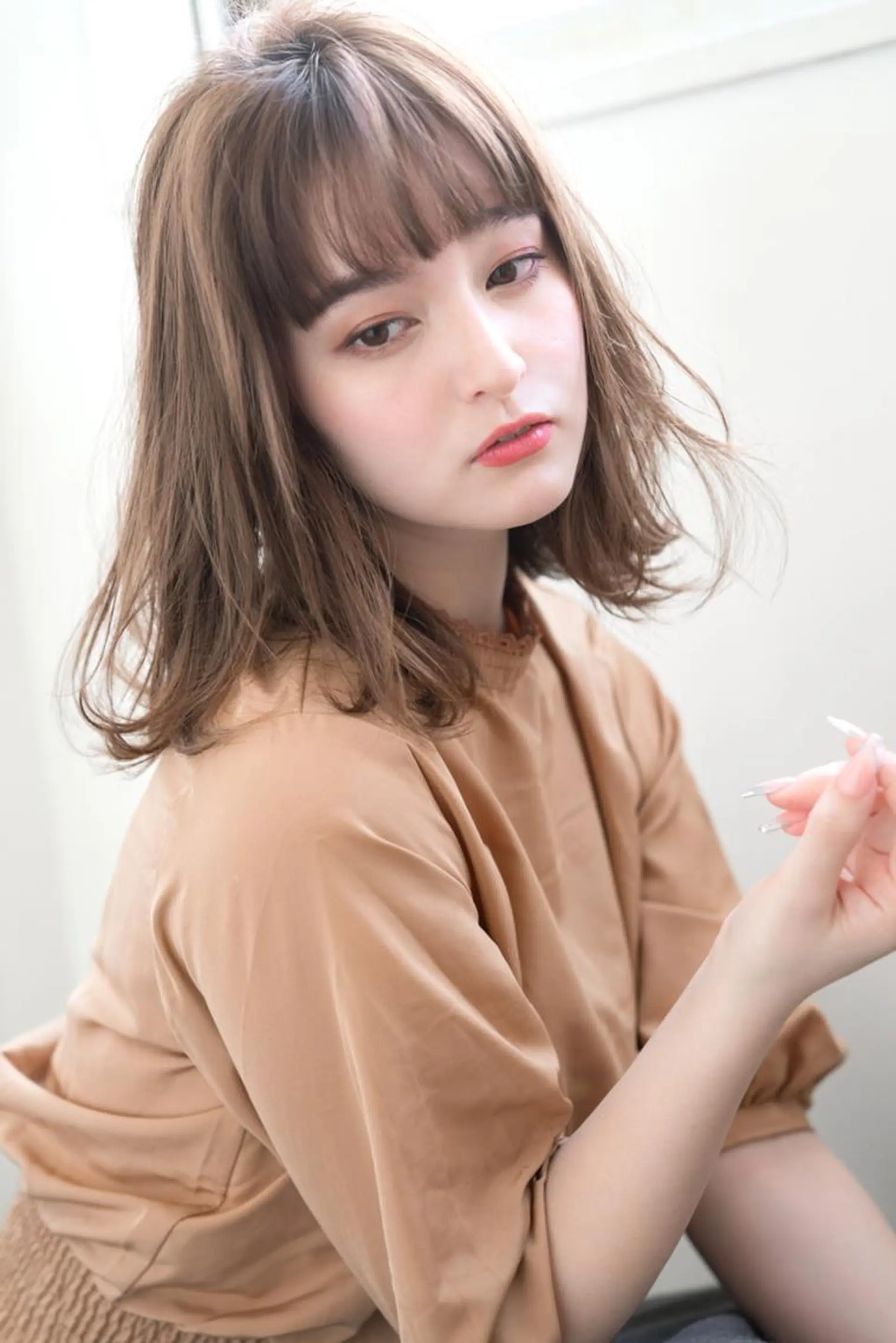 ミディアム カラー カット ヘアカラー トリートメント DUNOhair デュノヘアーのヘアスタイル