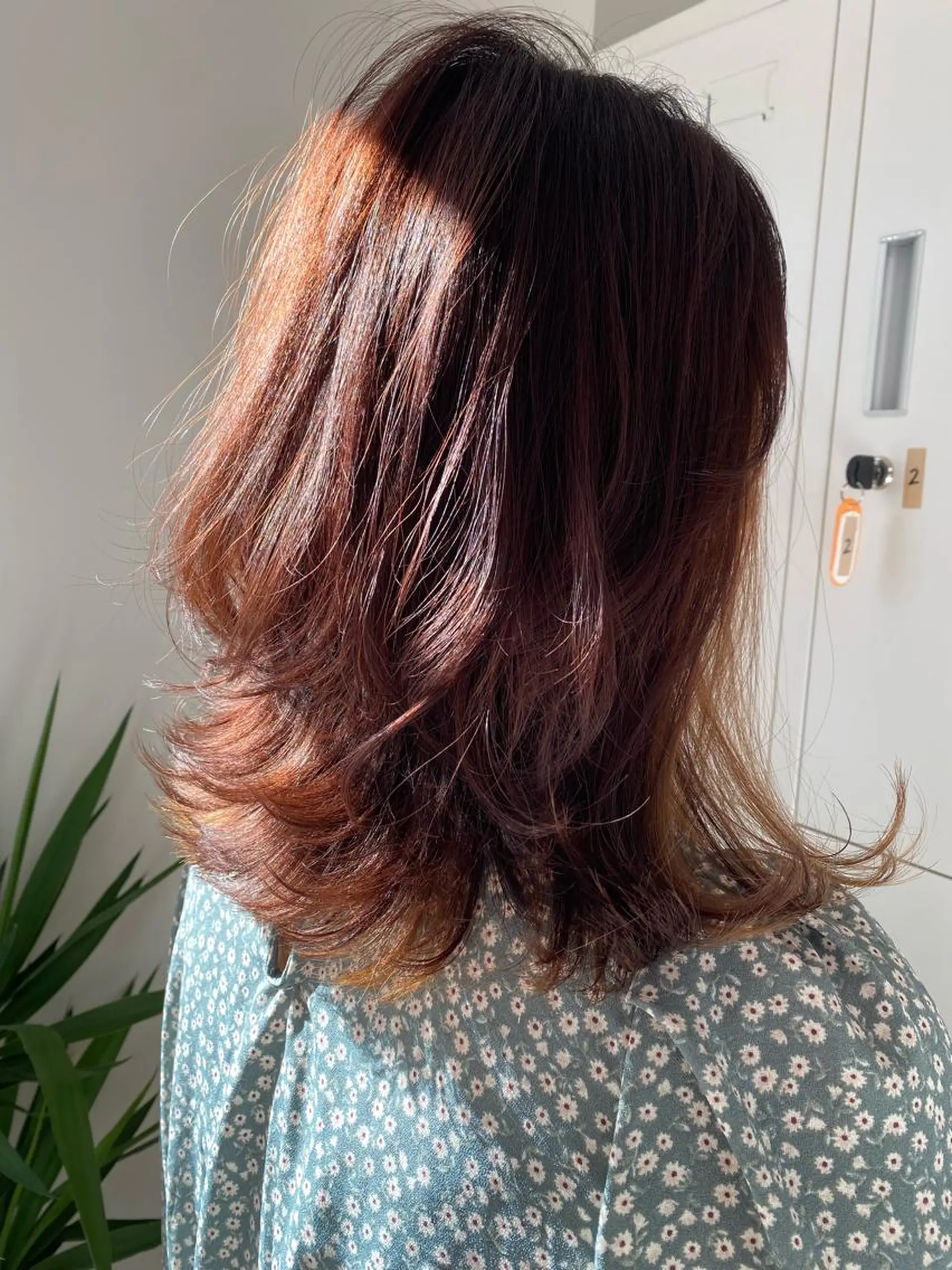 セミロング カラー 🕶️佐藤 海李🐏のヘアスタイル