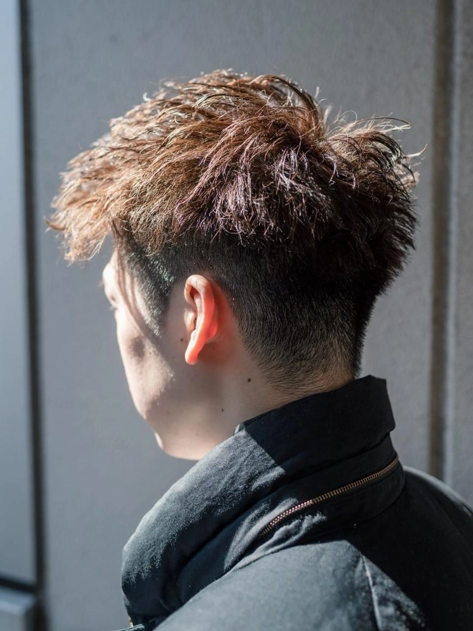 ショート カラー パーマ メンズ 大泉 和也のヘアスタイル