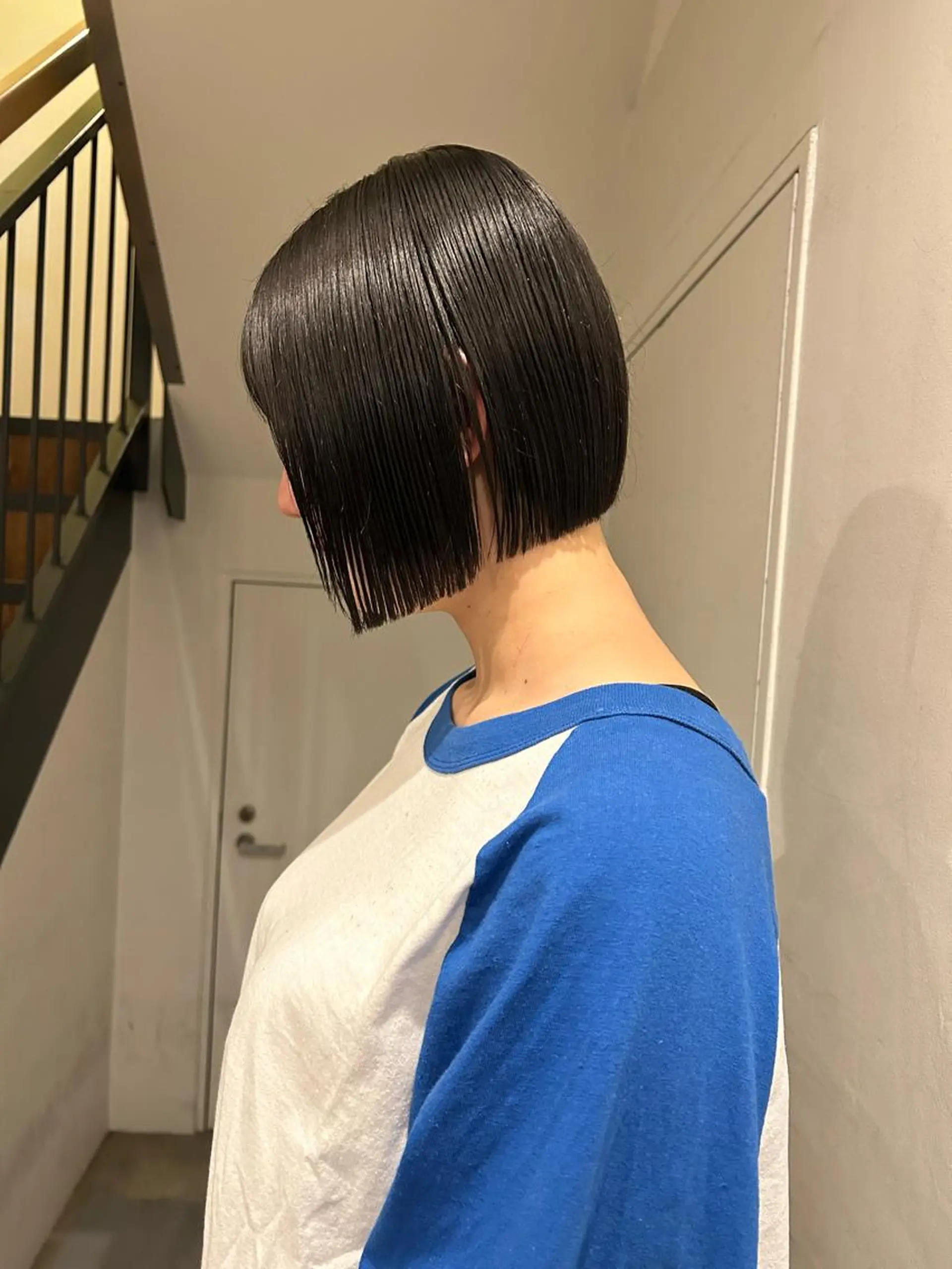 ショート ボブ hen所属・心斎橋/レイヤー/ ブリーチ/モエのヘアスタイル