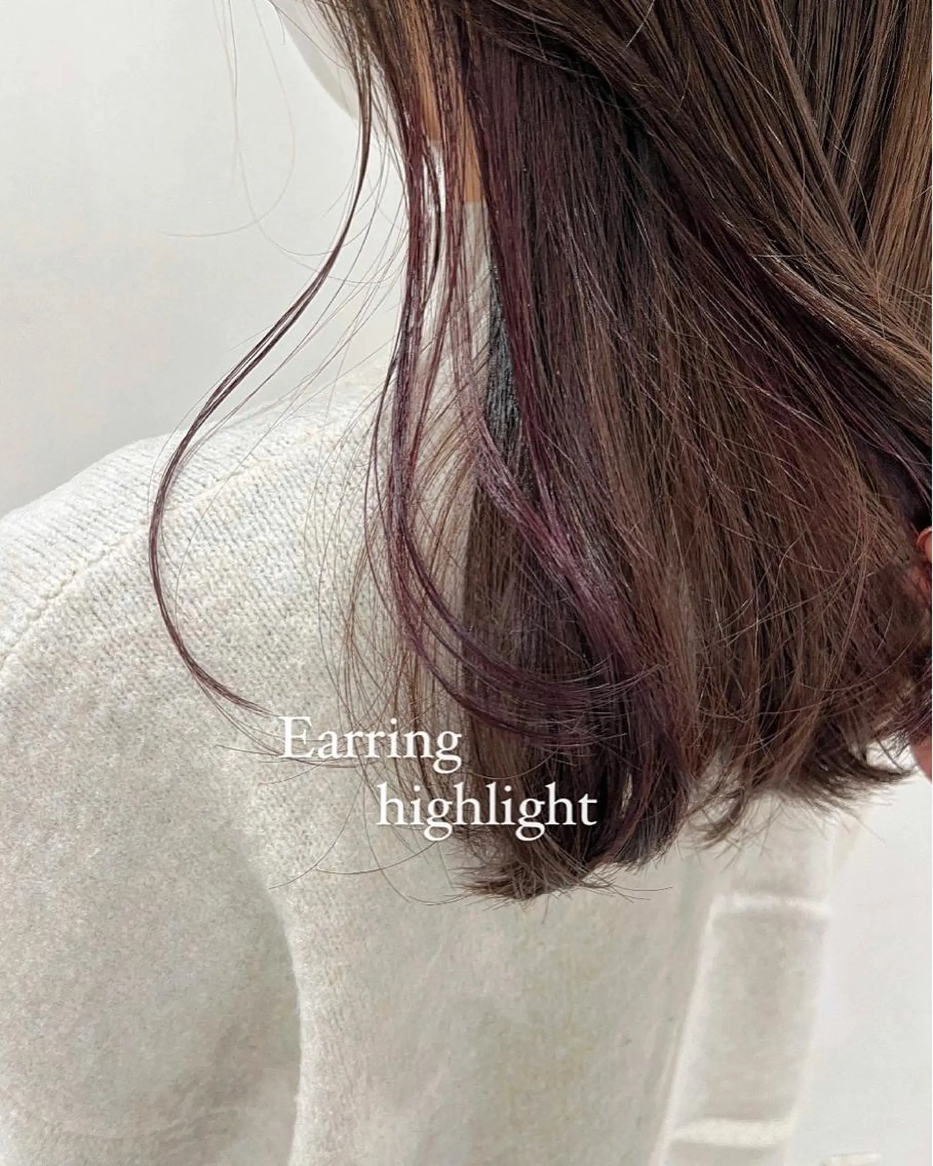 セミロング カラー murai airiのヘアスタイル