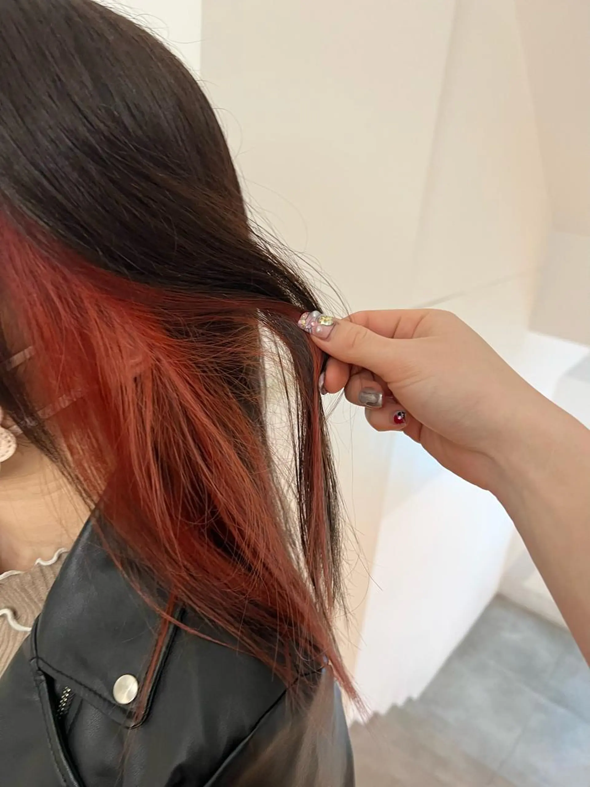 セミロング カラー 顔周りカット/透明感 カラー✂️MEIのヘアスタイル