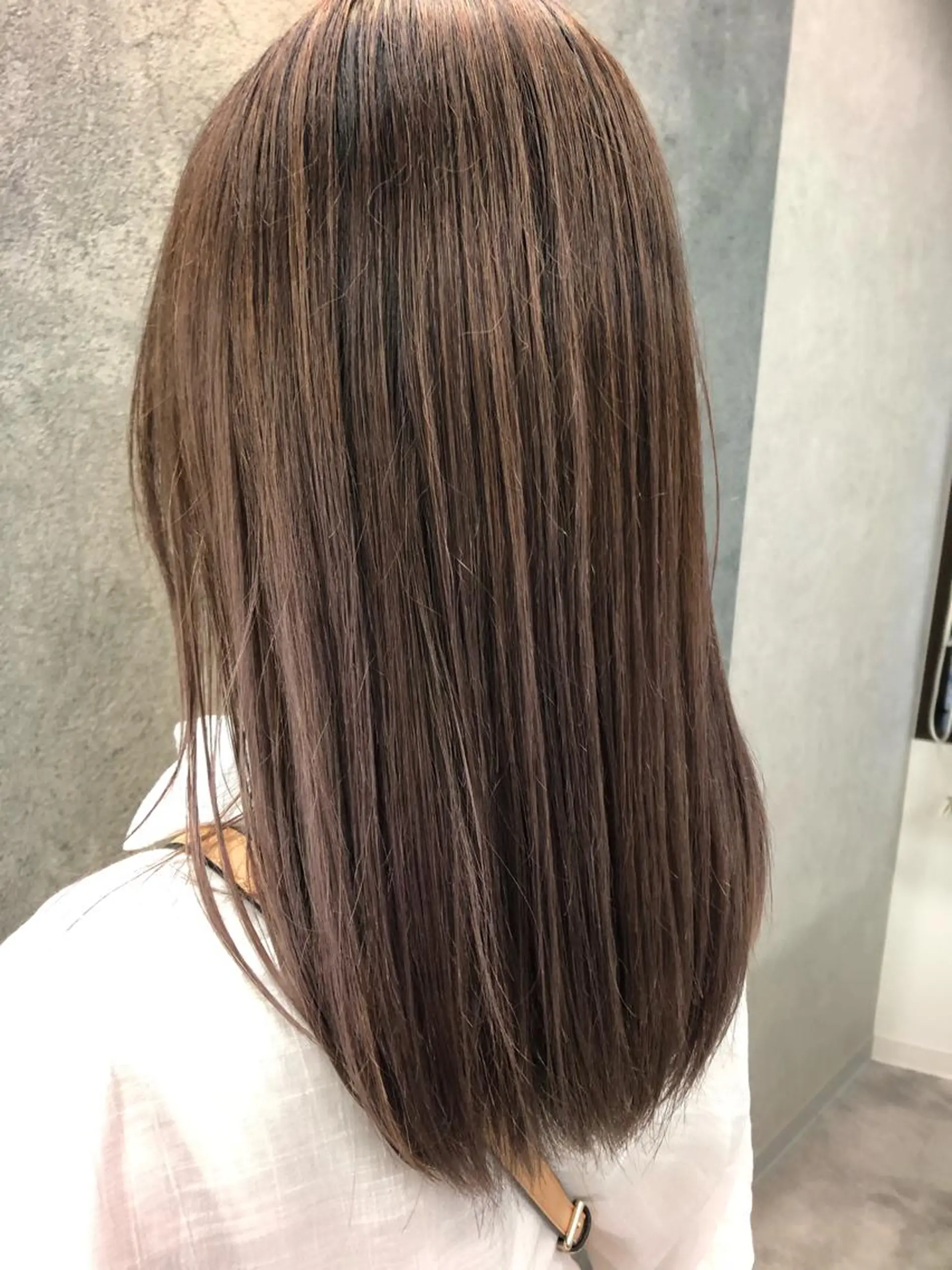 セミロング ハイライト カット トリートメント ヘッドスパ Noy所属・Noyヨシモト ヒロトのヘアスタイル