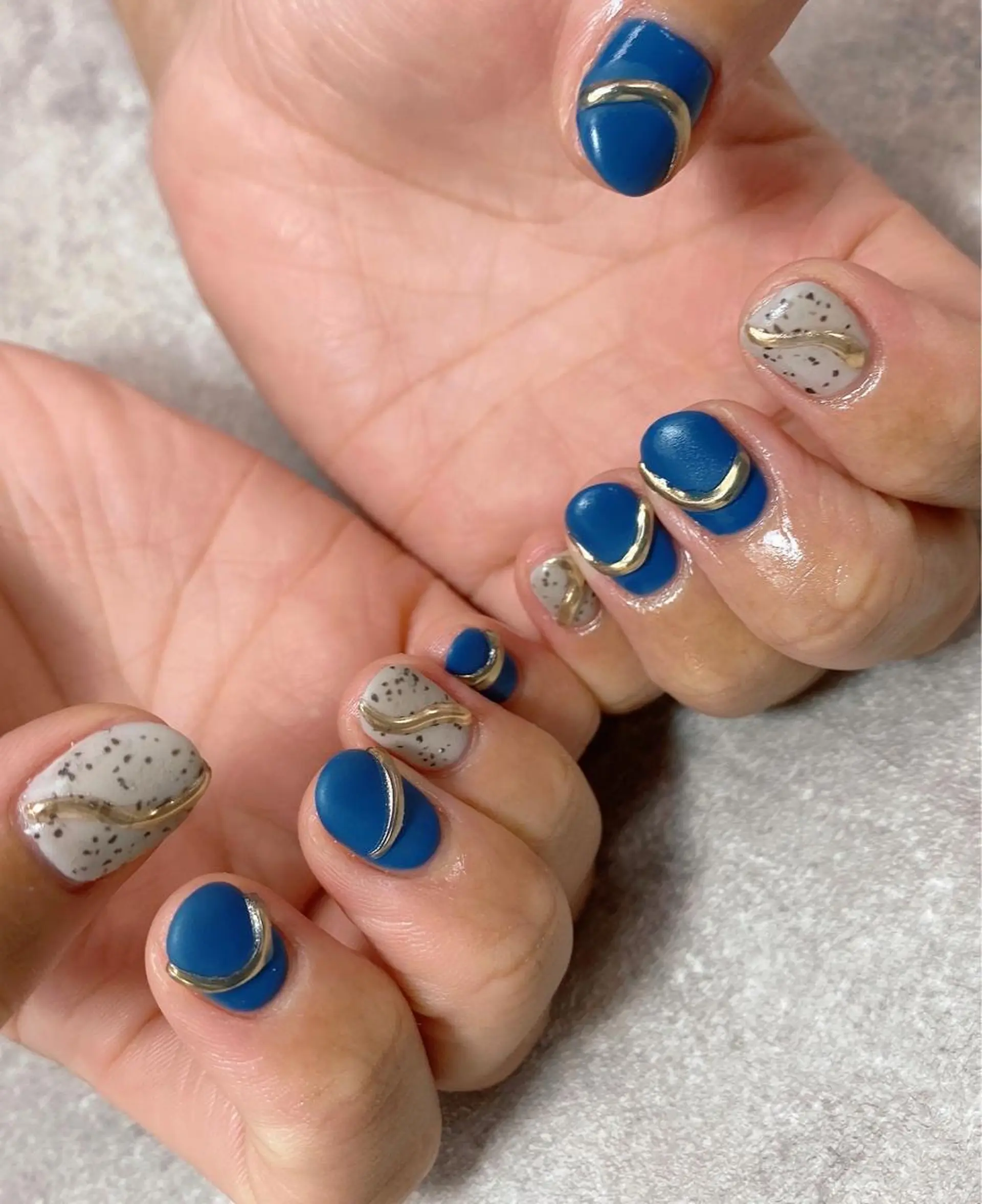 ネイル マットネイル ニュアンスネイル ハンドネイル ハンドケア FASTNAIL PLUS 新宿店のネイルデザイン