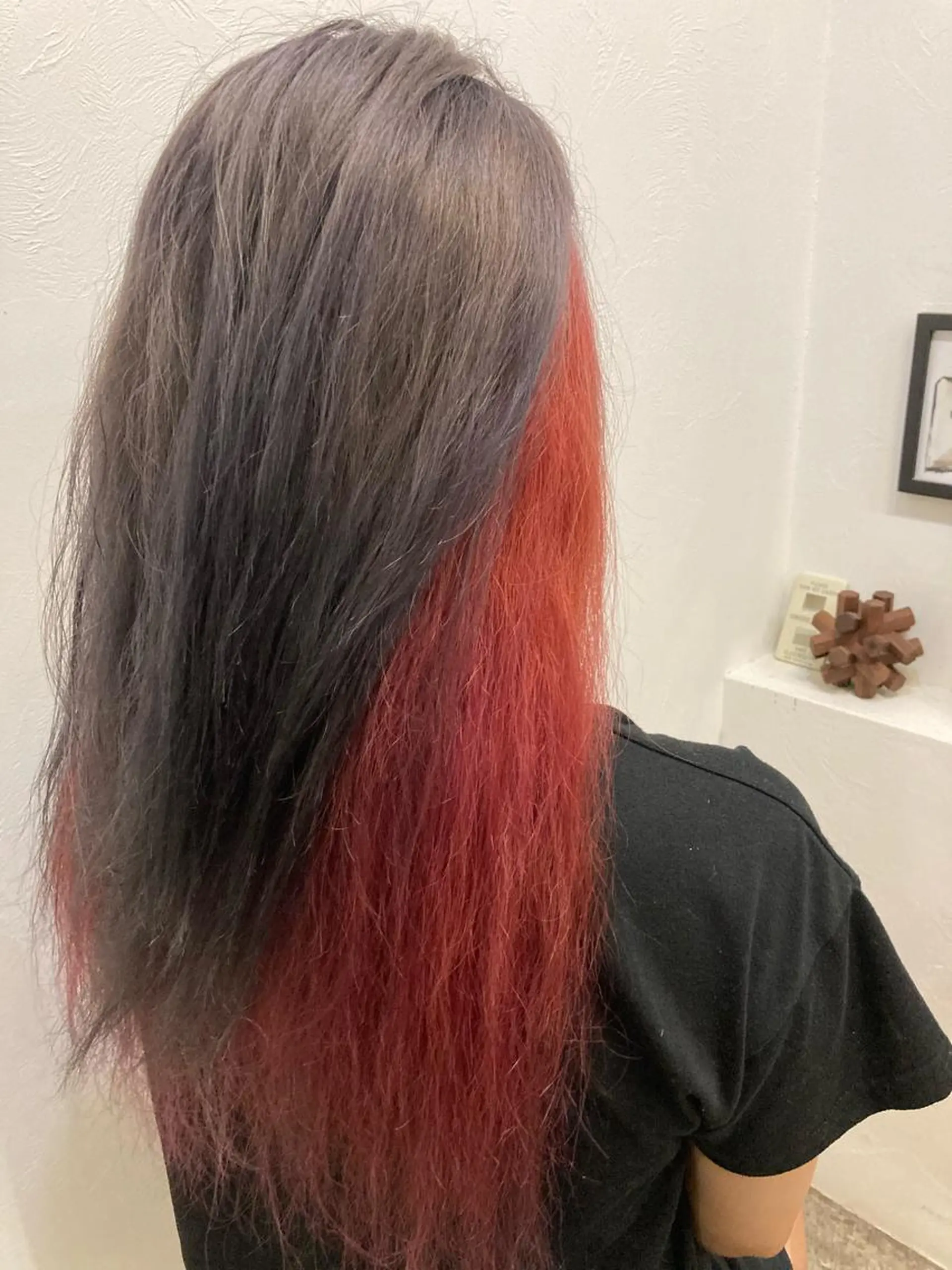 ロング カラー ダブルカラー 新田龍之輔 →メンズ／派手髪のヘアスタイル