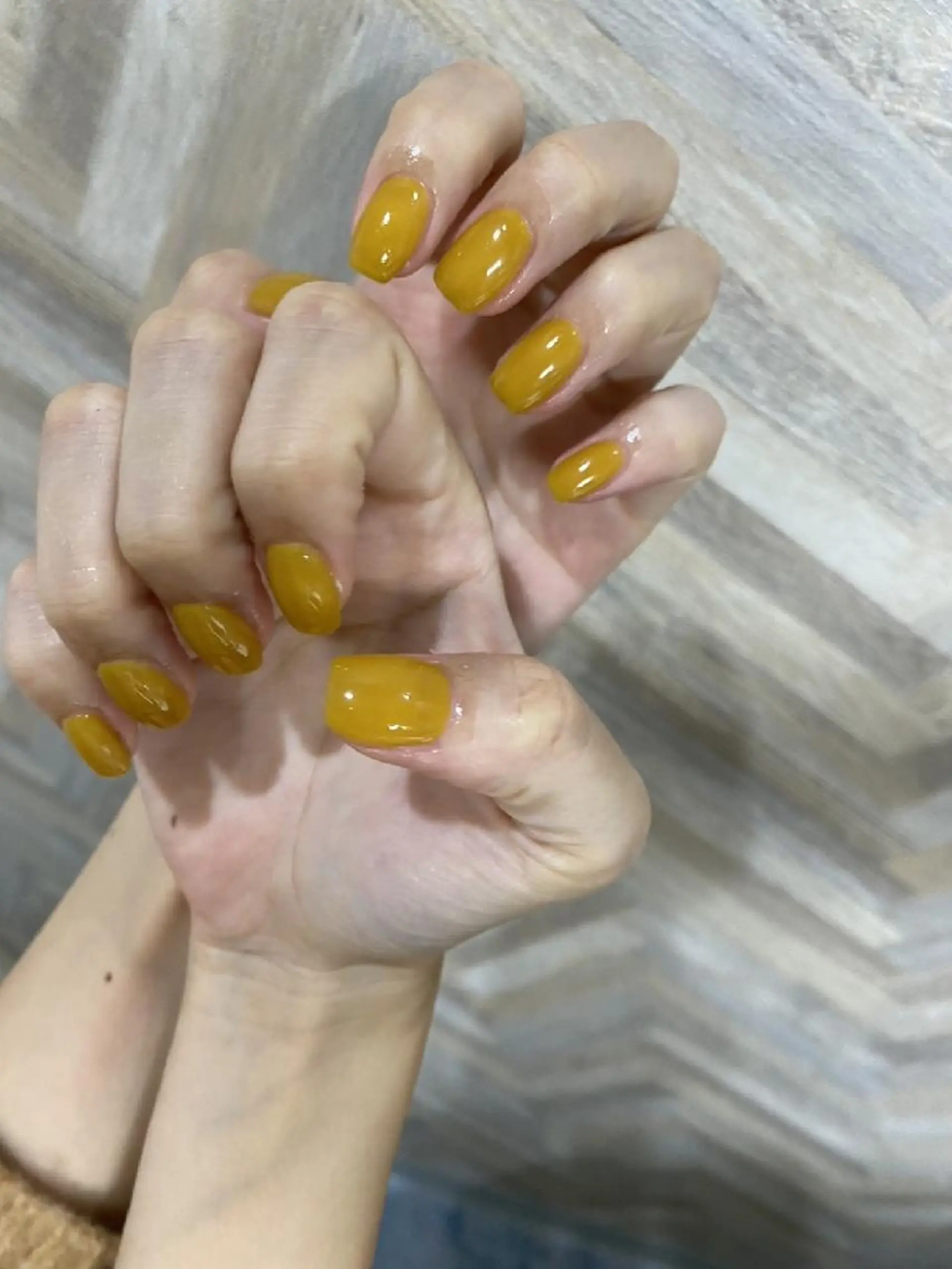 ネイル ジェルネイル ワンカラーネイル パラジェル ハンドネイル Miss:R  中津店 所属・稲岡 麻里亜のネイルデザイン