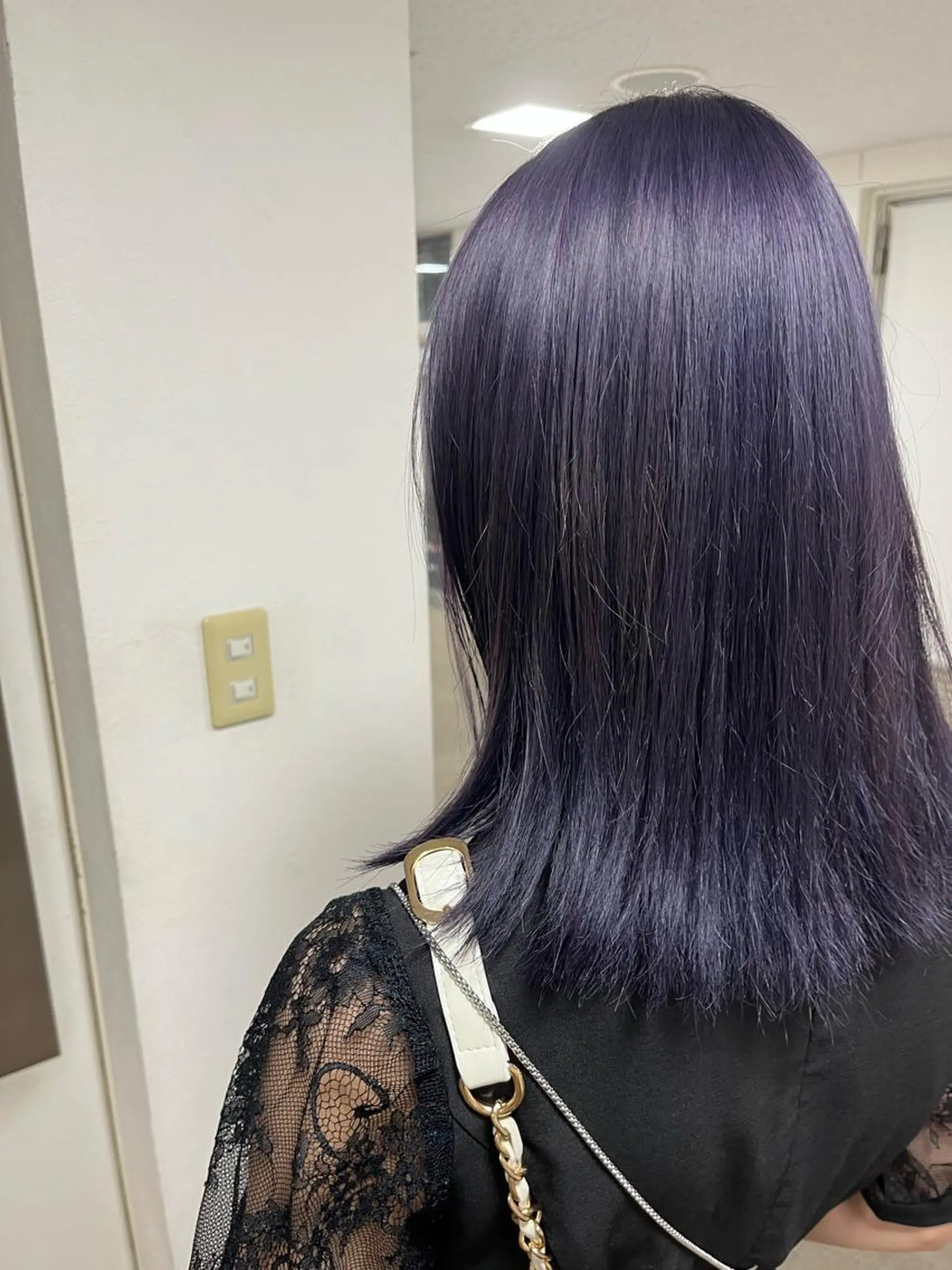 ミディアム カラー ブリーチ バイオレットカラー ヘアカラー トリートメント ハイトーンカラー/ 🌞セキヤアイ🌈のその他イメージ