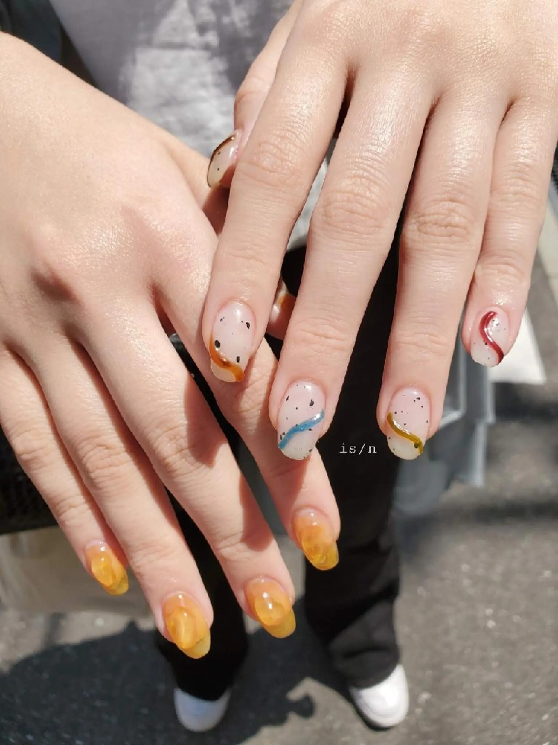 ネイル ハンドネイル 店長 佐藤のネイルデザイン