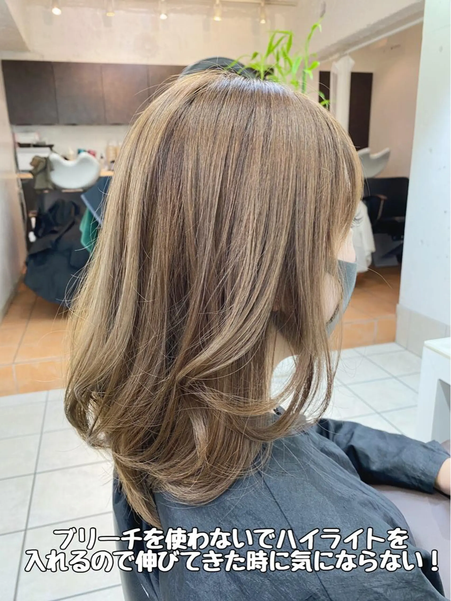 カラー ブリーチ ハイライトカラー メンズ特化 刈り上げない/金井のヘアスタイル