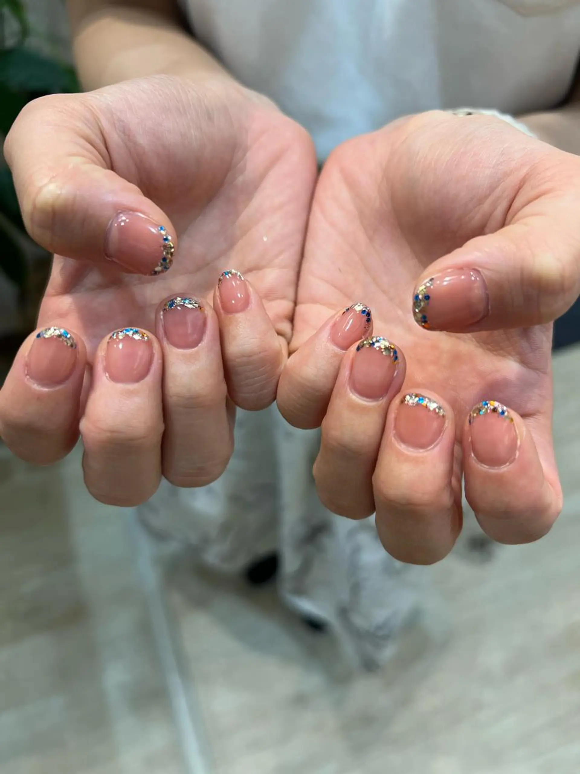 ヘアアレンジ メンズ ネイル アイブロウ フレンチネイル おそろいネイル ヘアメイクネイリスト 💄💅hidemiのヘアスタイル