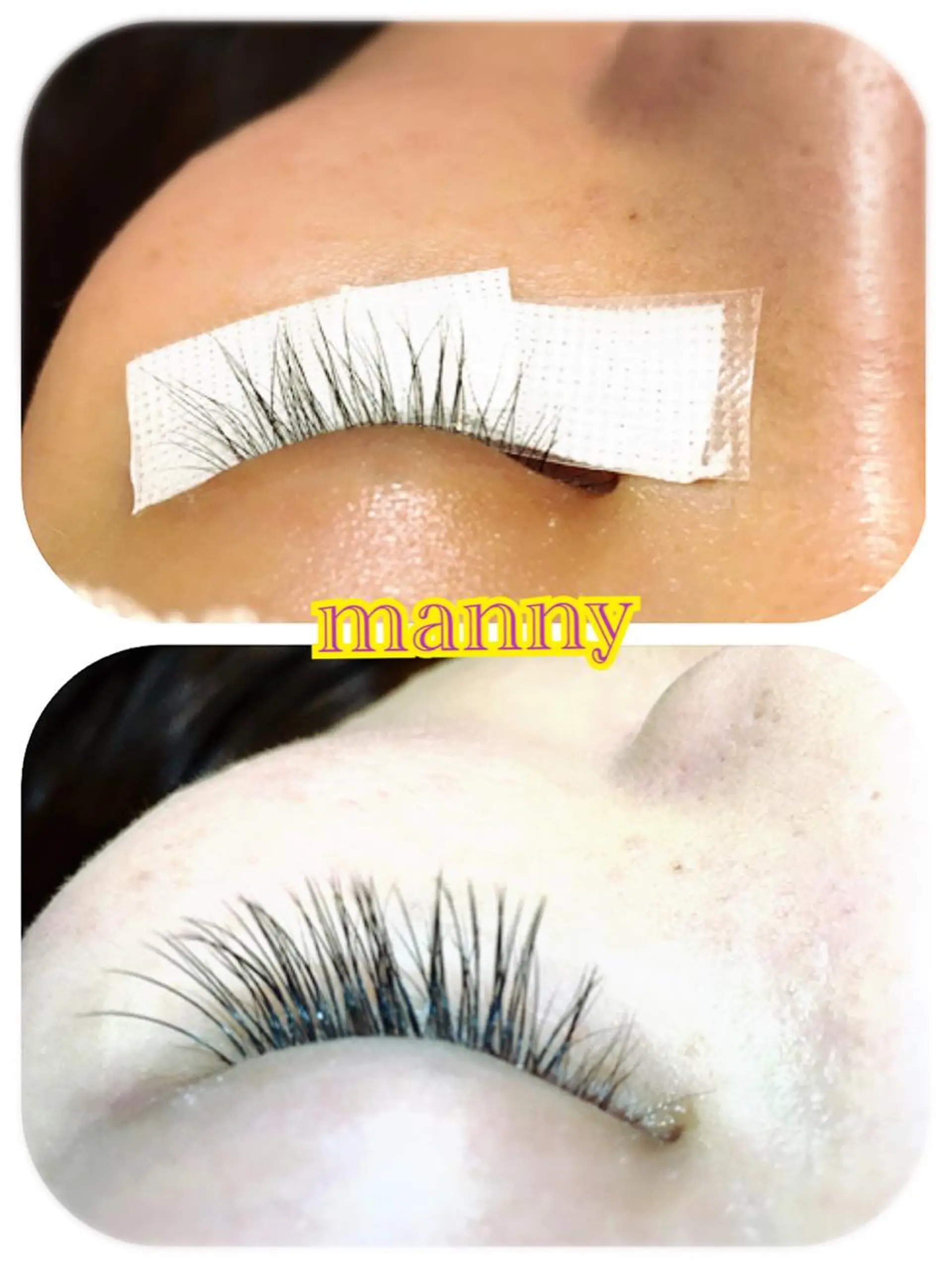 マツエク・マツパ Bカール manny eyelashのマツエク・マツパデザイン