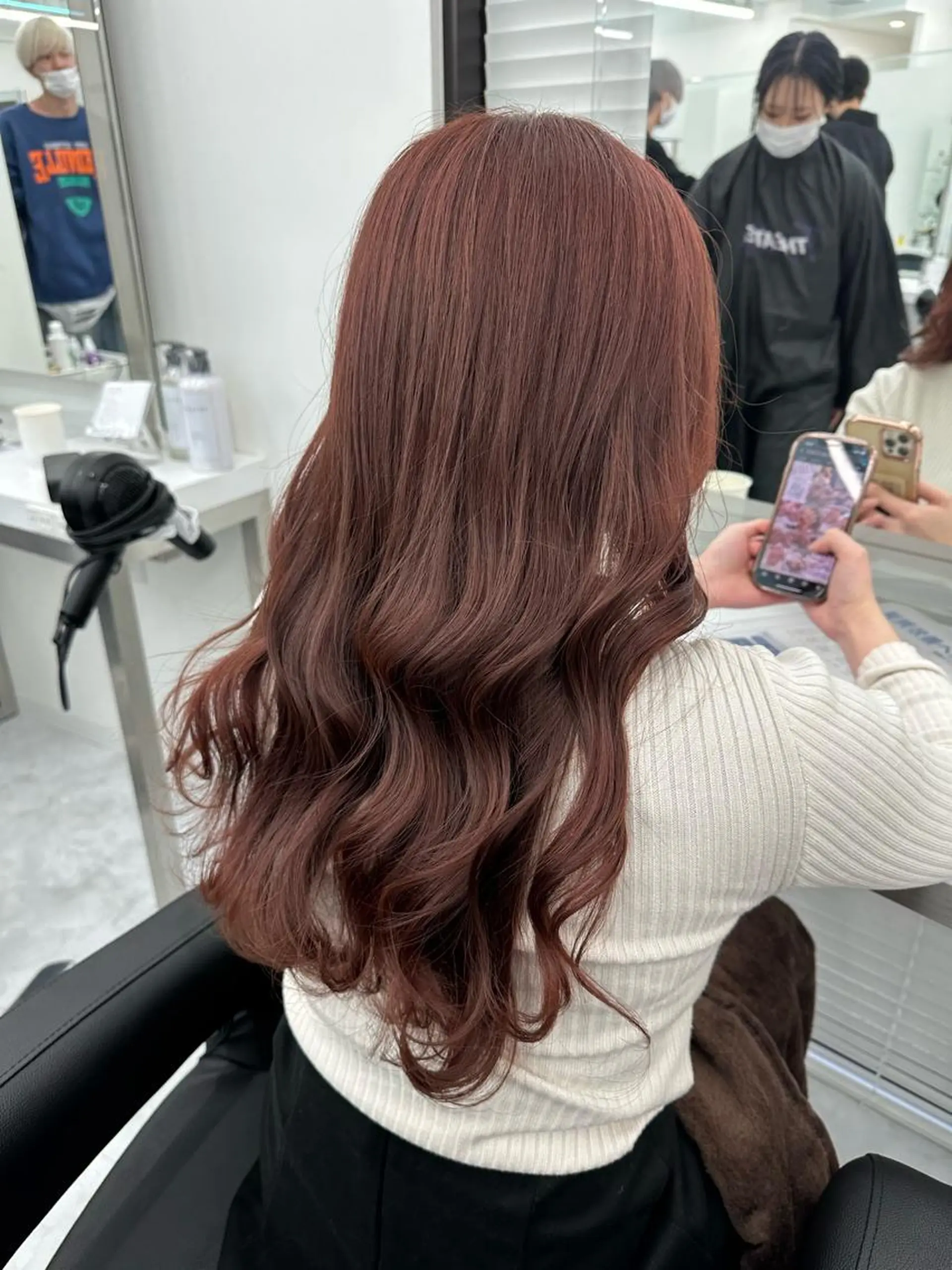 ロング カラー MOE 福岡韓国ヘア✧︎のヘアスタイル