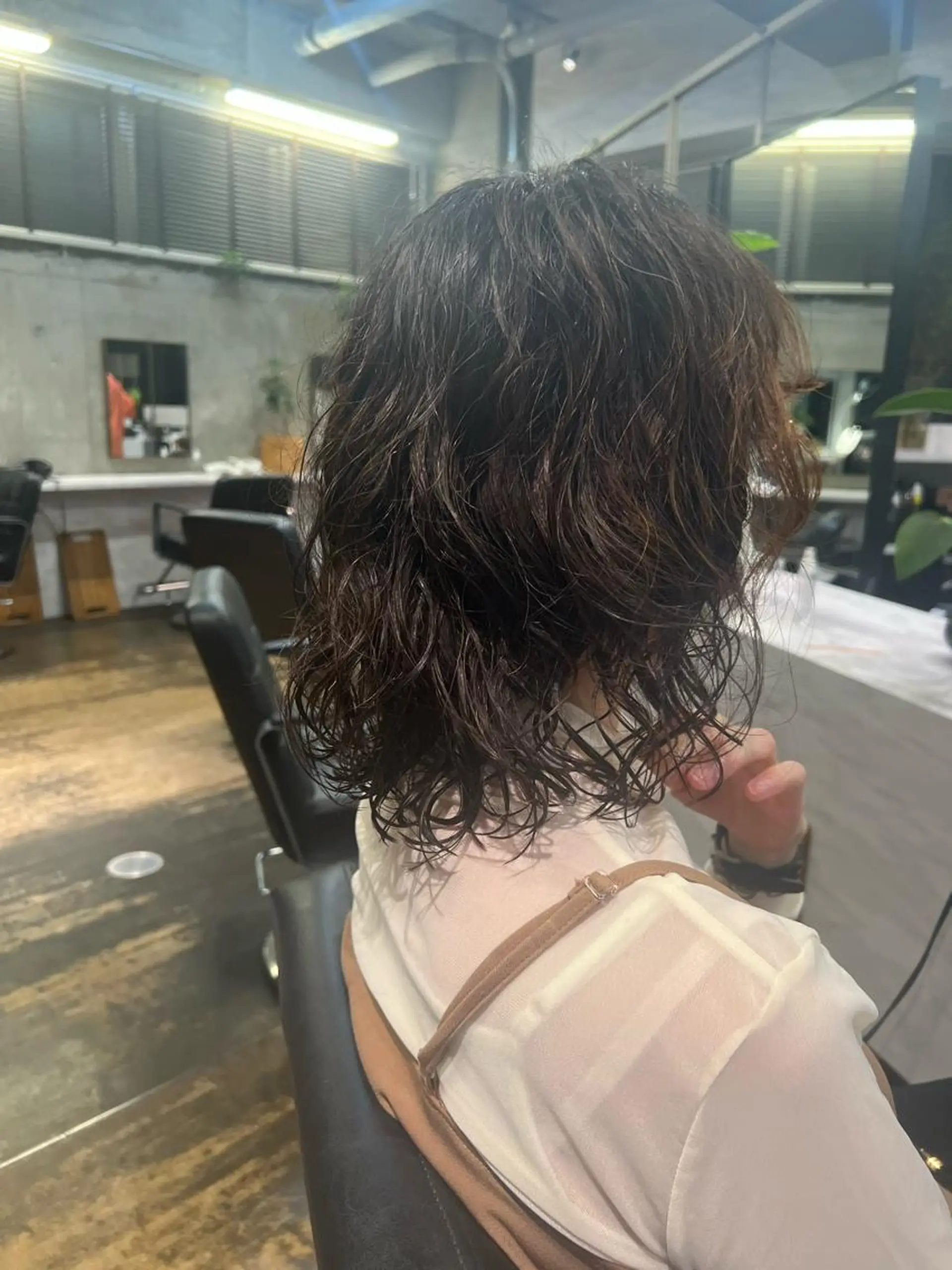 ミディアム パーマ パーマ ROBBY所属・松井美樹/似合わせ ガーリー・韓国のヘアスタイル