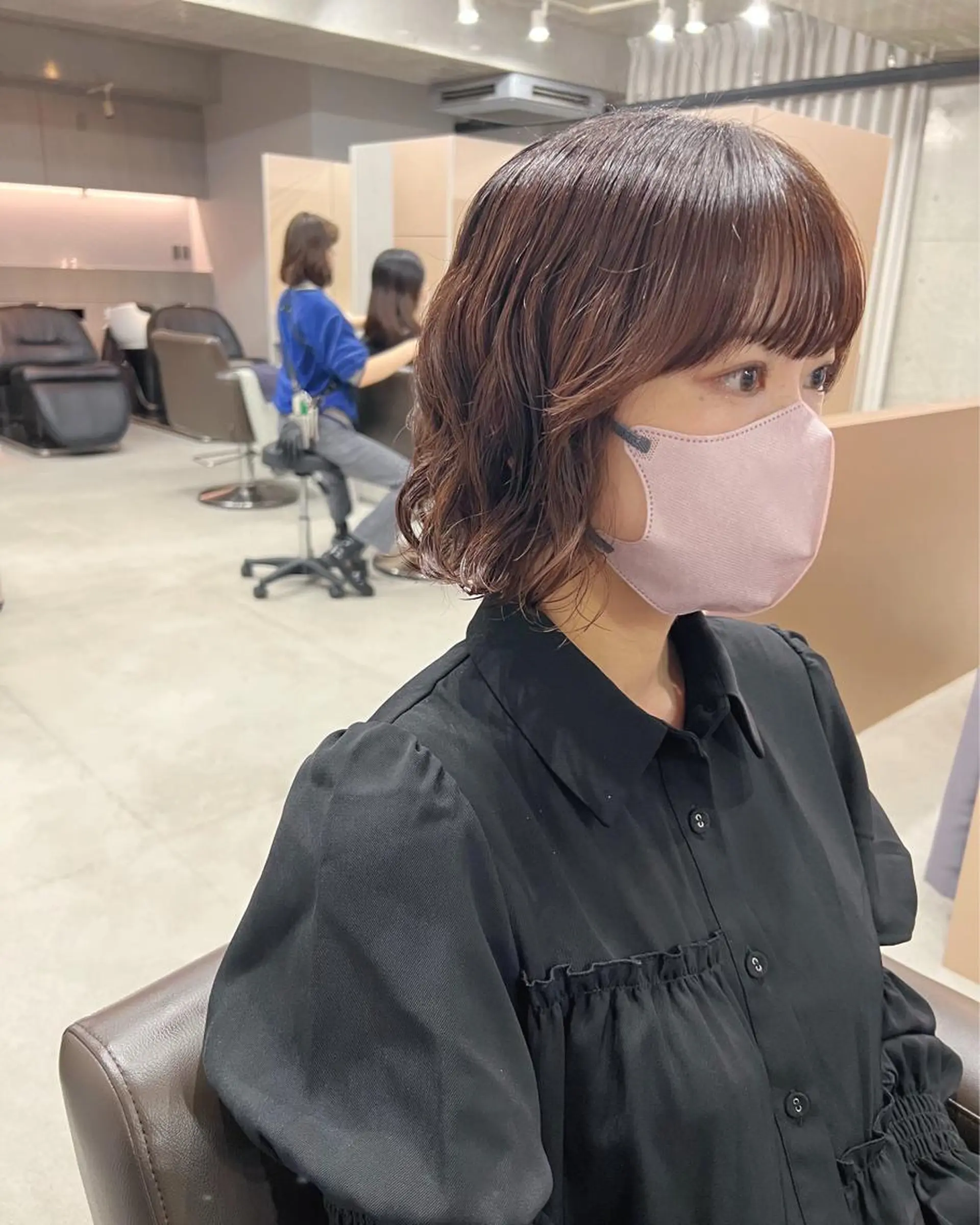 ショート パーマ ボブパーマコテ巻き風 パーマNo1深江秀平のヘアスタイル