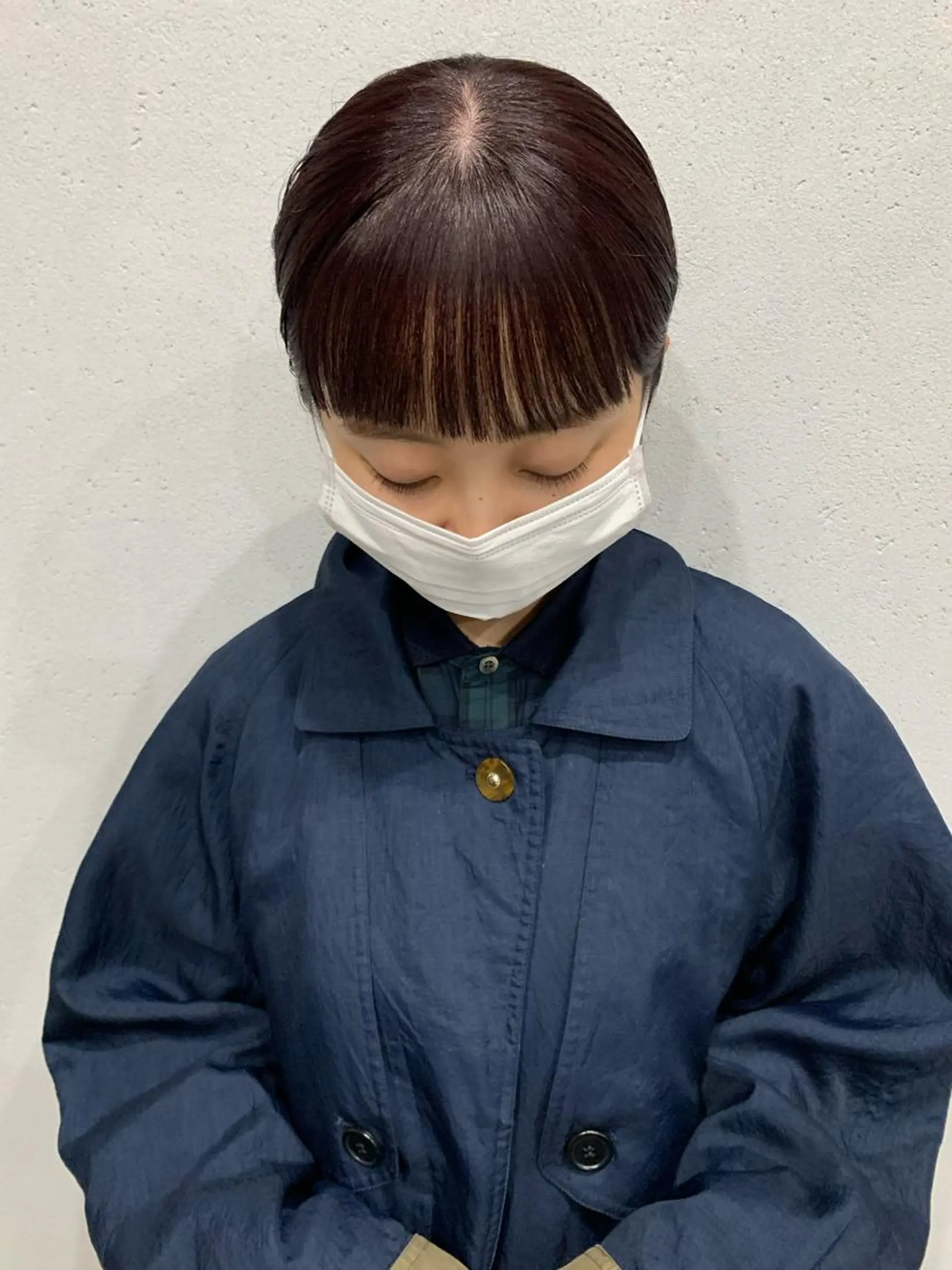 ショート カラー ボブパーマコテ巻き風 パーマNo1深江秀平のヘアスタイル