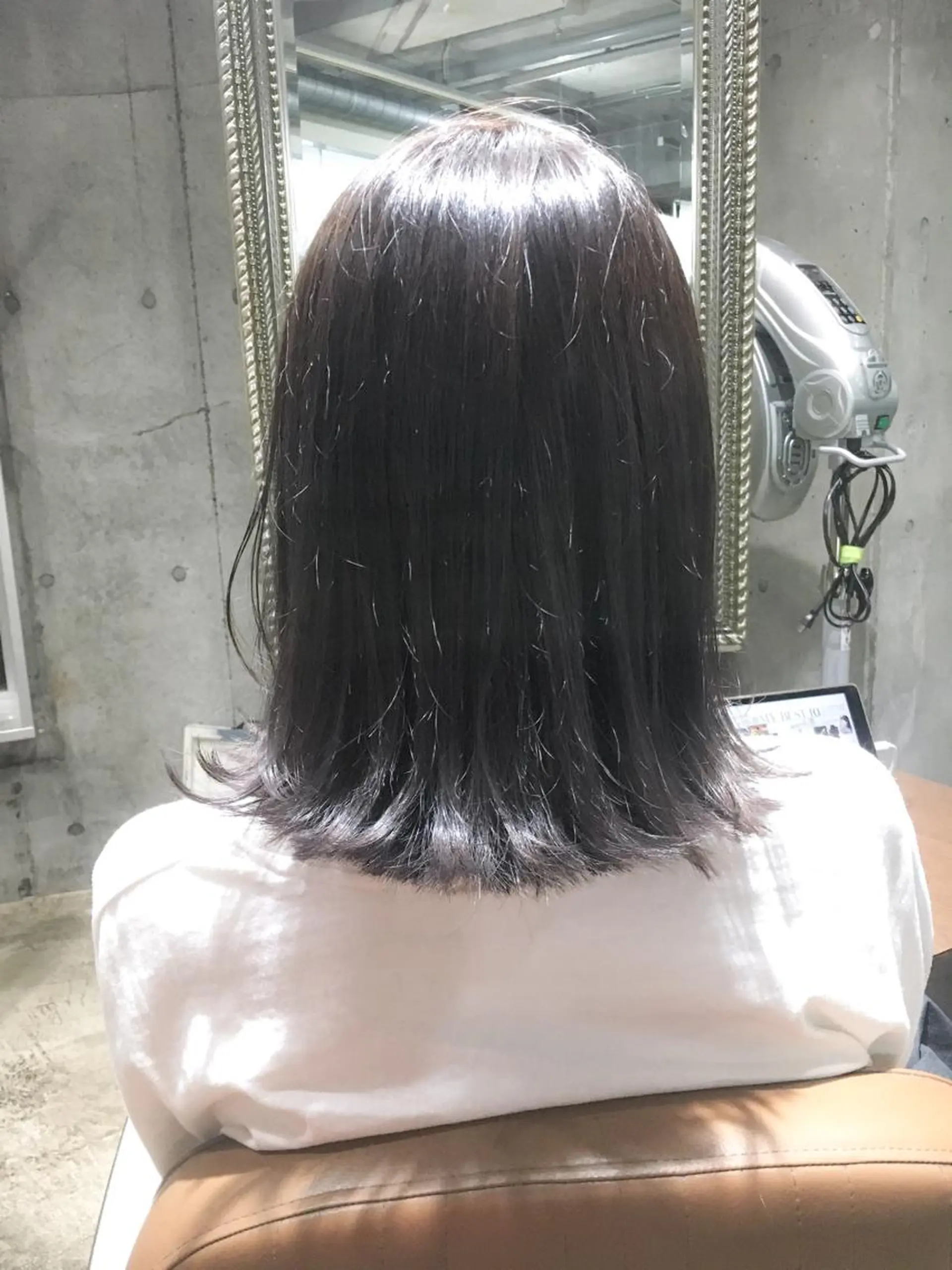 ミディアム カラー グラデーションカラー 北條 優輝のヘアスタイル