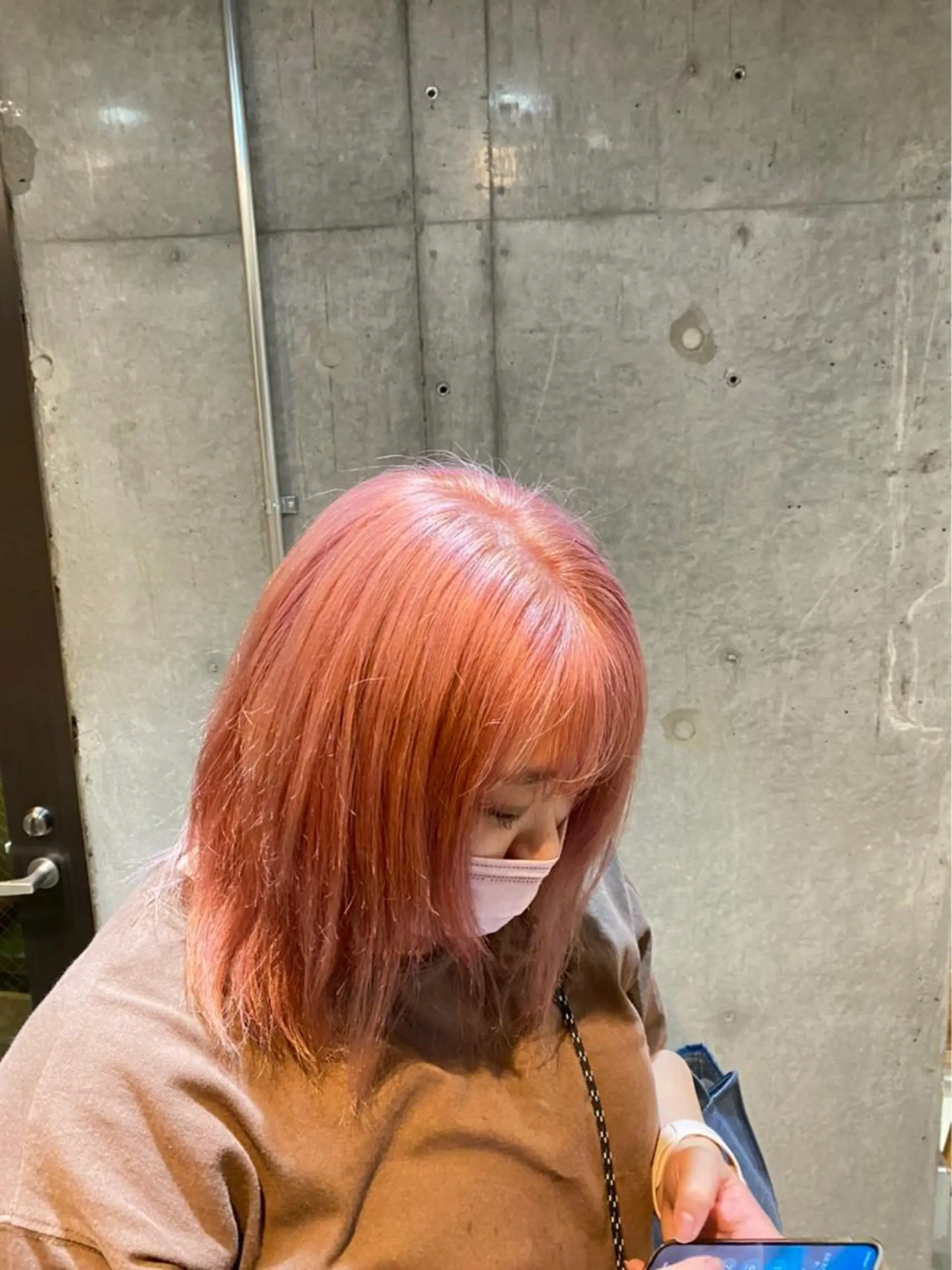 ミディアム カラー パーマ ヘアアレンジ 美髪矯正/ハイトーン 🪸🩰ヒナコのヘアスタイル