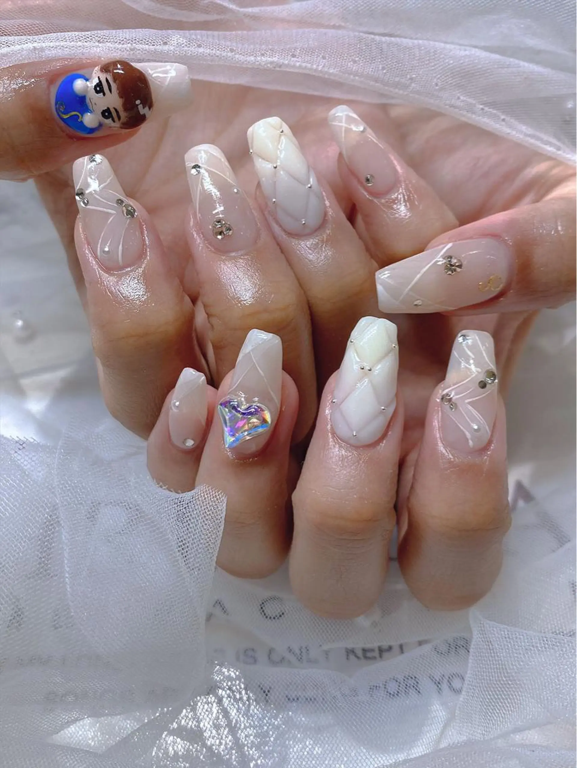 ネイル 長さだし専門店 M2　rikaのネイルデザイン