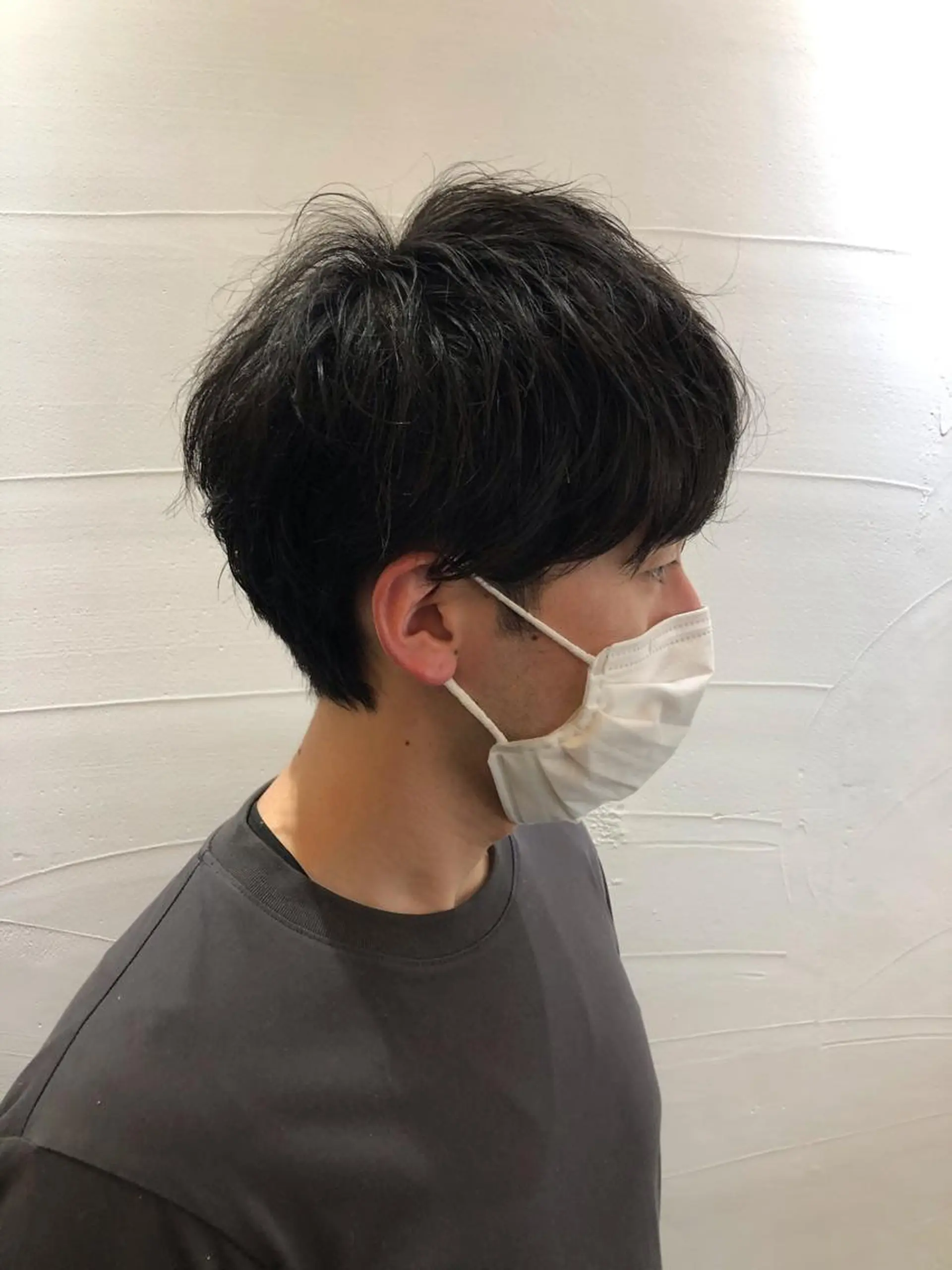 ショート パーマ メンズ ⚡️メンズ/波巻き/ 片岡篤宣/水戸⚡️のヘアスタイル