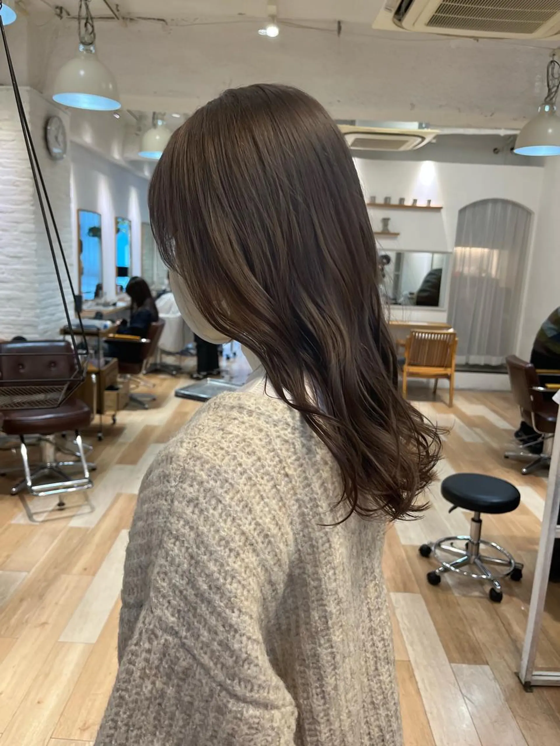 ロング カラー パーマ ヘアアレンジ メンズ キッズ ネイル マツエク・マツパ アイブロウ メンズブリーチ ブリーチ グレージュ お洒落パーマ/ボブ ❄️Tomoka❄️のヘアスタイル