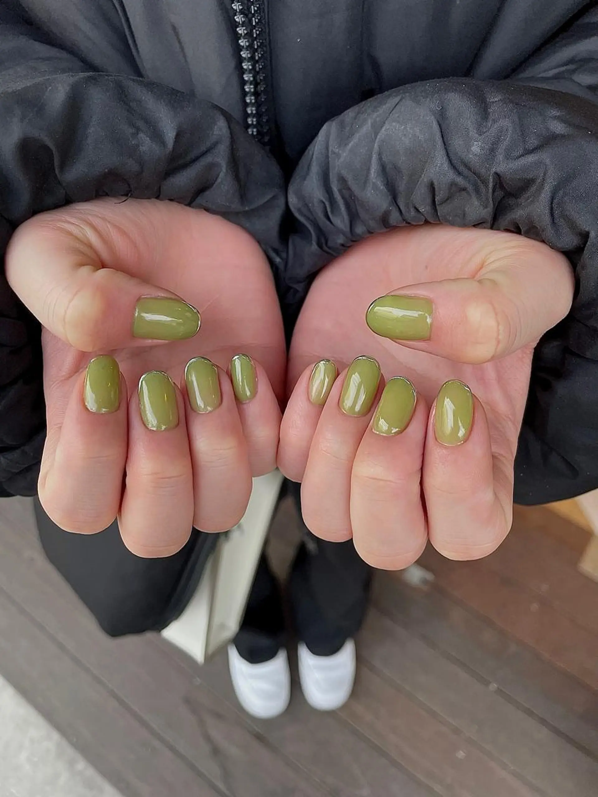 ネイル アートネイル ブラウン マットネイル ミラーネイル ニュアンスネイル ハンドネイル ~Liebe~ harukaのネイルデザイン